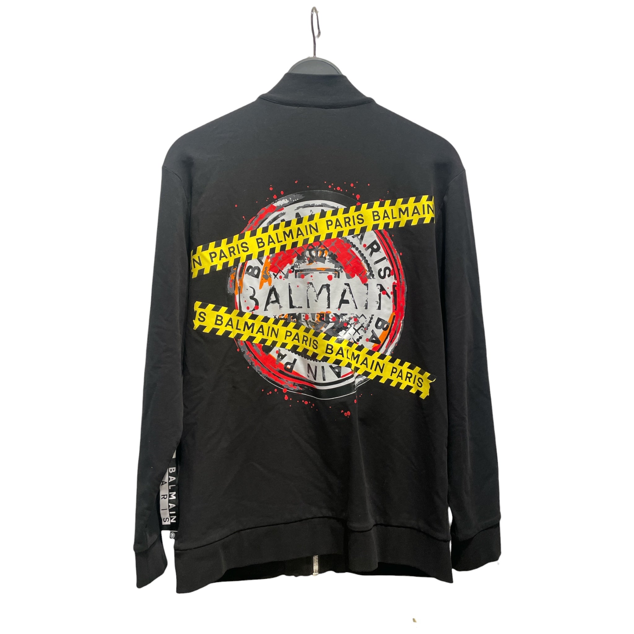 BALMAIN/Jacket/XL/Cotton/BLK/Graphic/ view 2