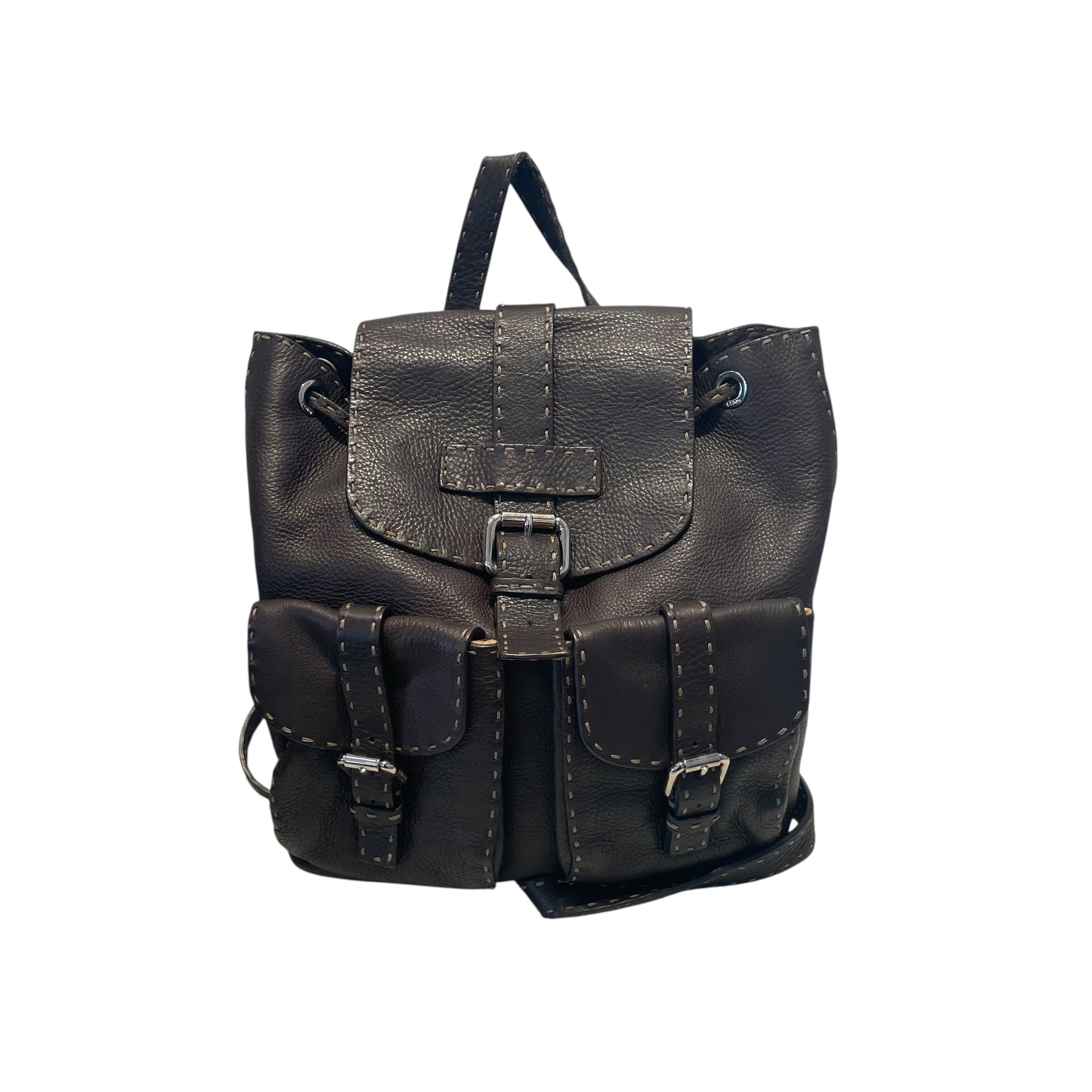 FENDI/Backpack/Leather/BRW/selleria view 1