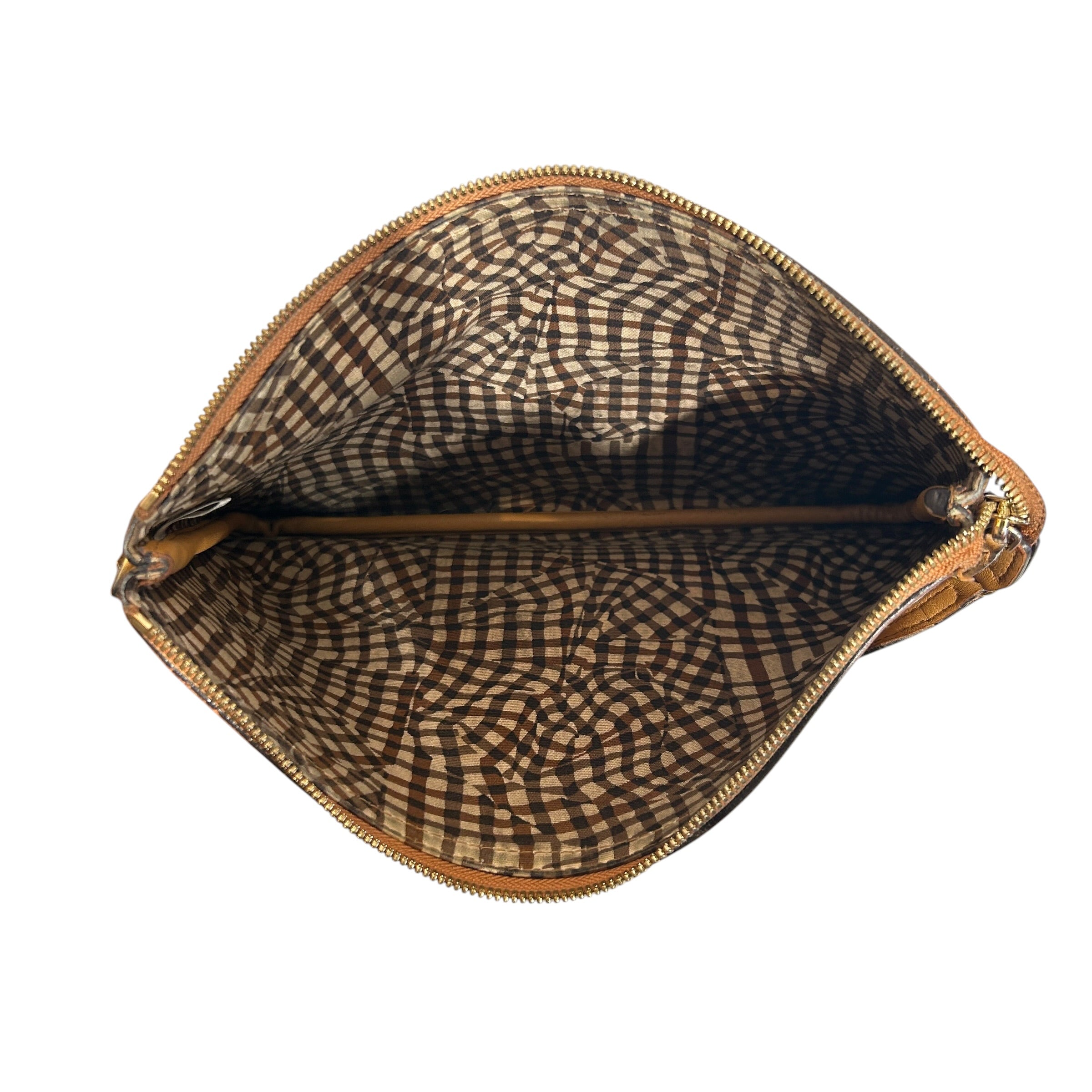 MCM/Pouch/Monogram/Leather/BRW/SHOULDER STRAP view 4
