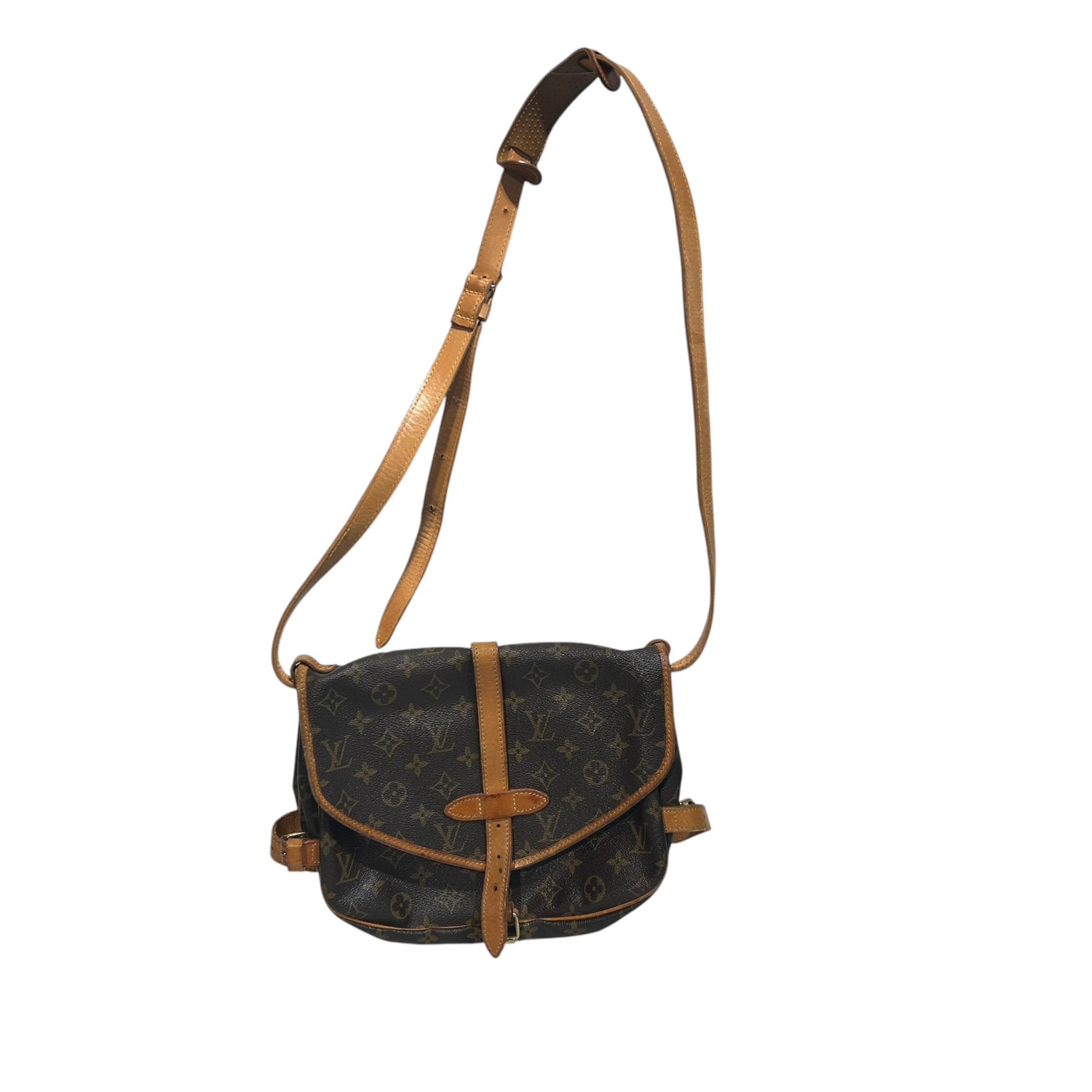 LOUIS VUITTON/Cross Body Bag/Monogram/Leather/BRW/saumur 30 view 2