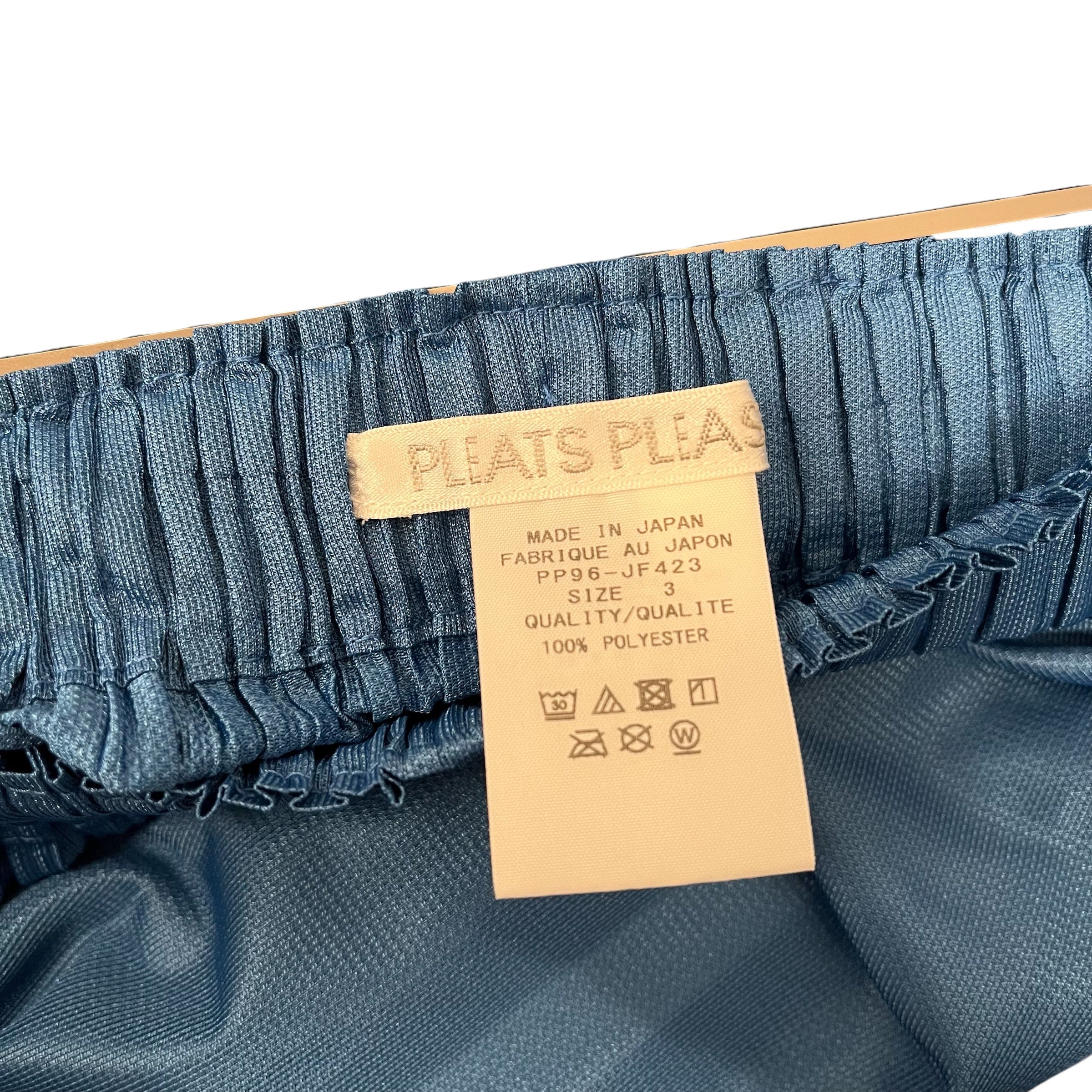 PLEATS PLEASE ISSEY MIYAKE/Bottoms/3/Polyester/BLU/PP96-JF423 view 3