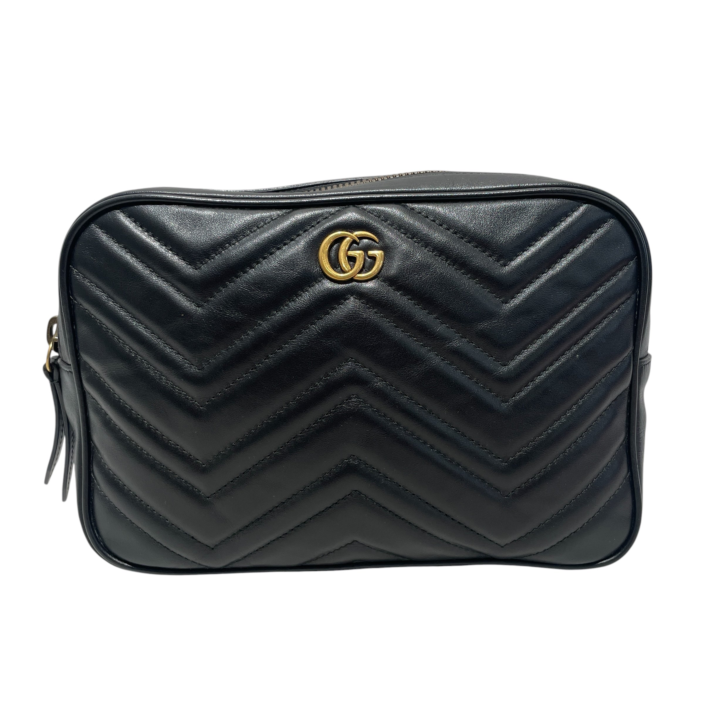 GUCCI/Bag/Leather/BLK/QUILTED MARMOT view 1
