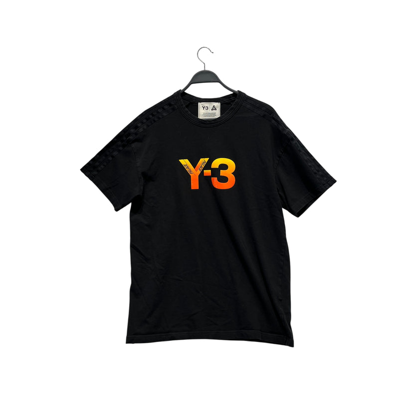 PALACE/Y-3/T-Shirt/L/Cotton/BLK/Y-3 x Palace Orange Logo Jrsey