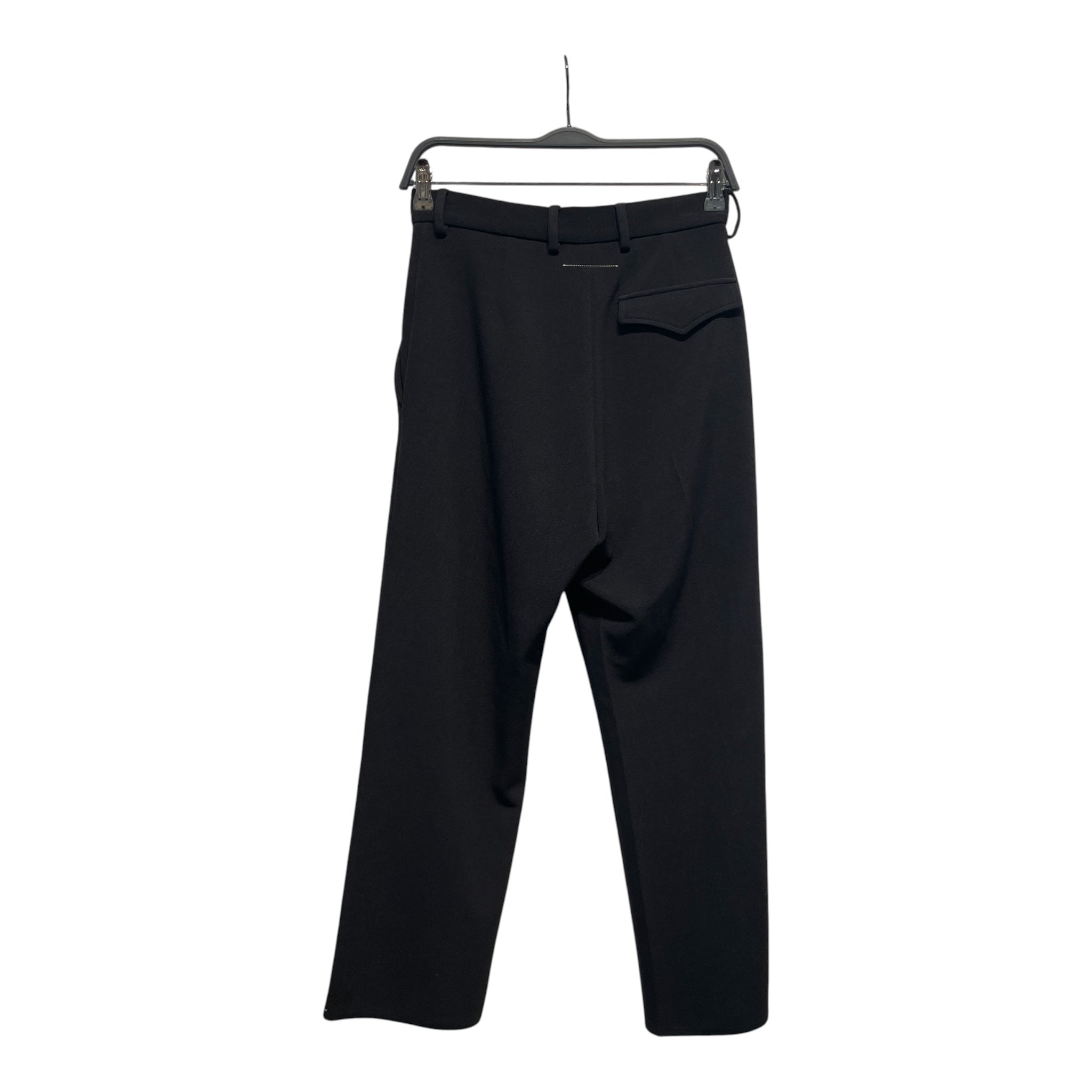 Maison Margiela/Straight Pants/S/Polyester/BLK/DRESS PANTS view 2