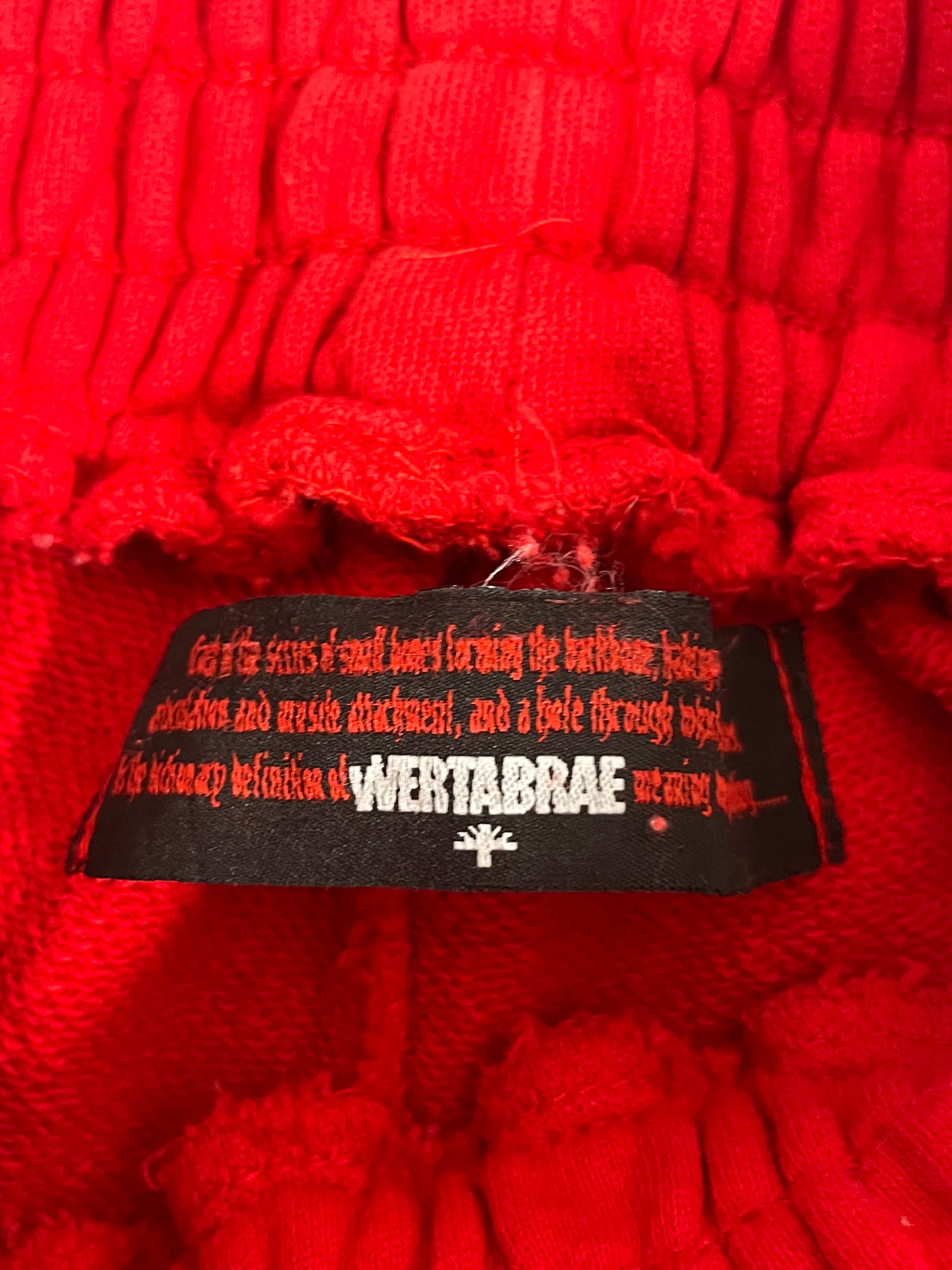VERTABRAE/Bottoms/S/Glitter/Cotton/RED/RHINESTONE LOGO view 3