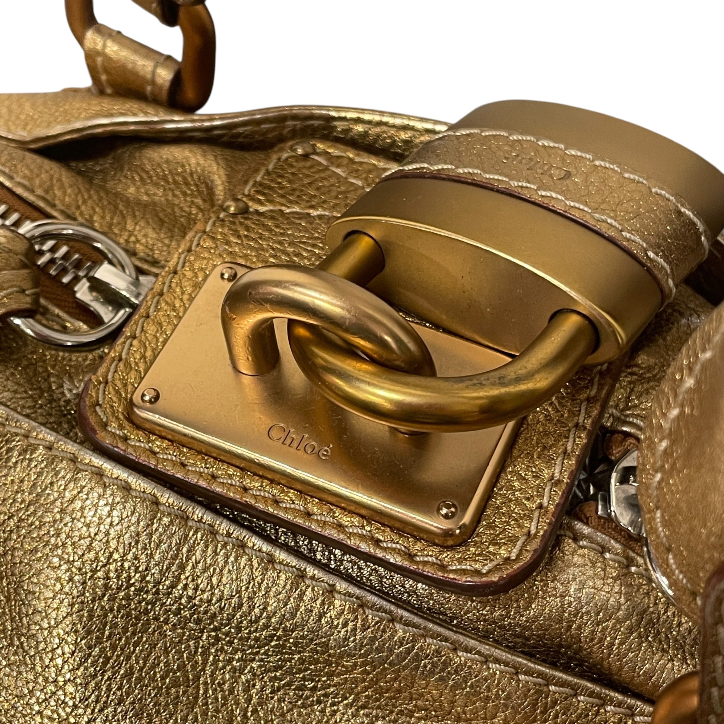 Chloe/Bag/Leather/GLD/PADDINGTON/GOLD ALLOVER view 7