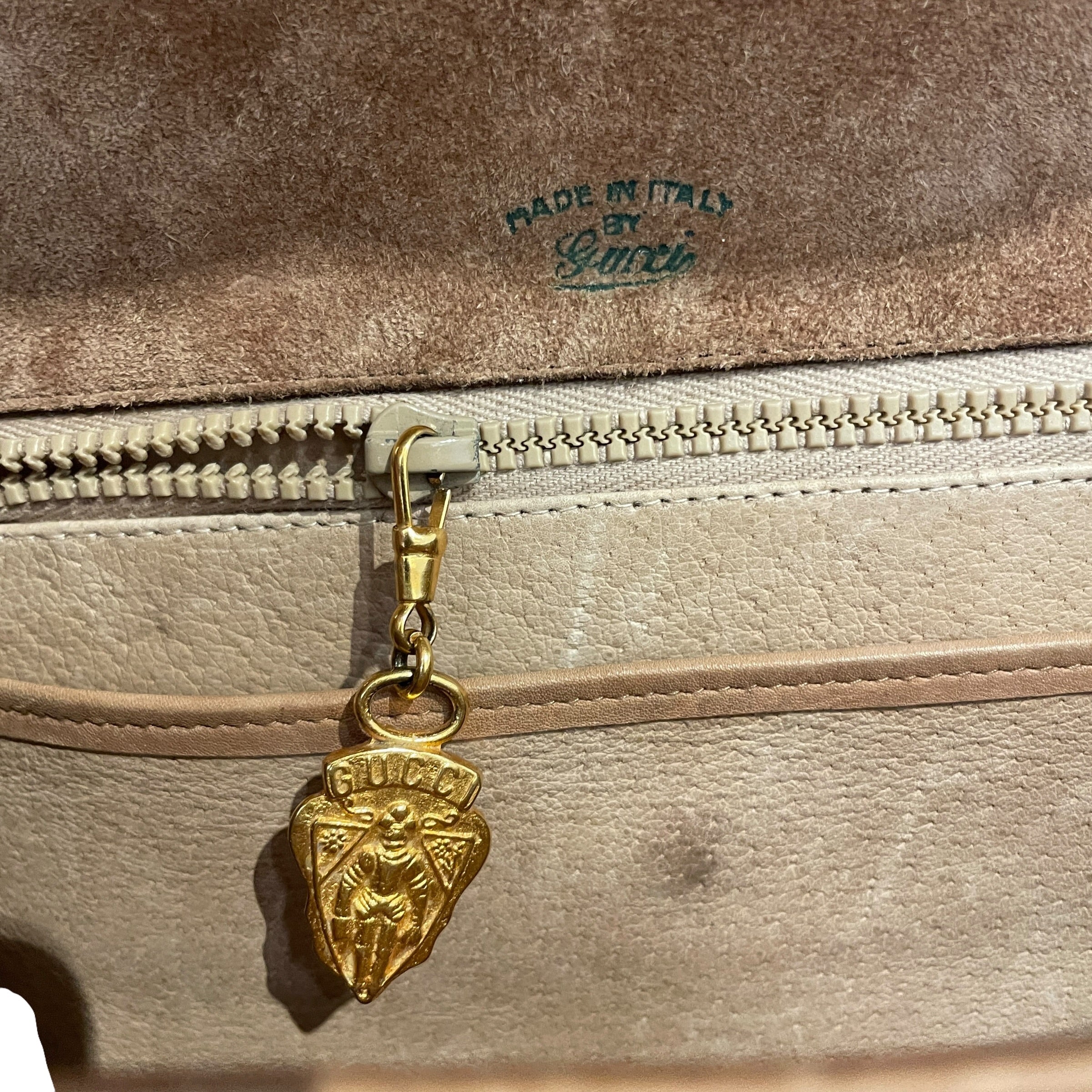 GUCCI/Hand Bag/Leather/CML/Suede/Gold Hardware view 3