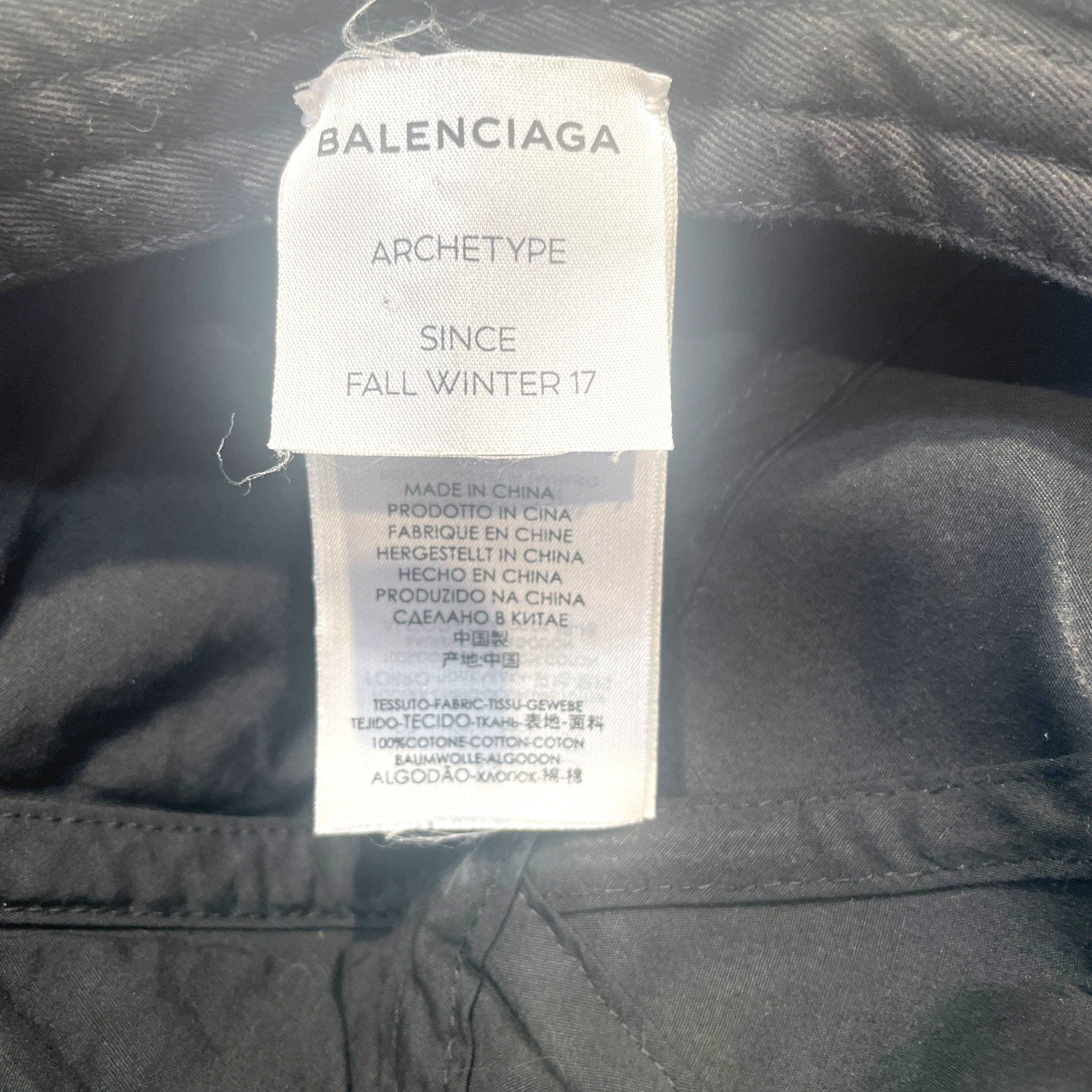 BALENCIAGA/Cap/Cotton/BLK/M's/Presidental Logo view 8