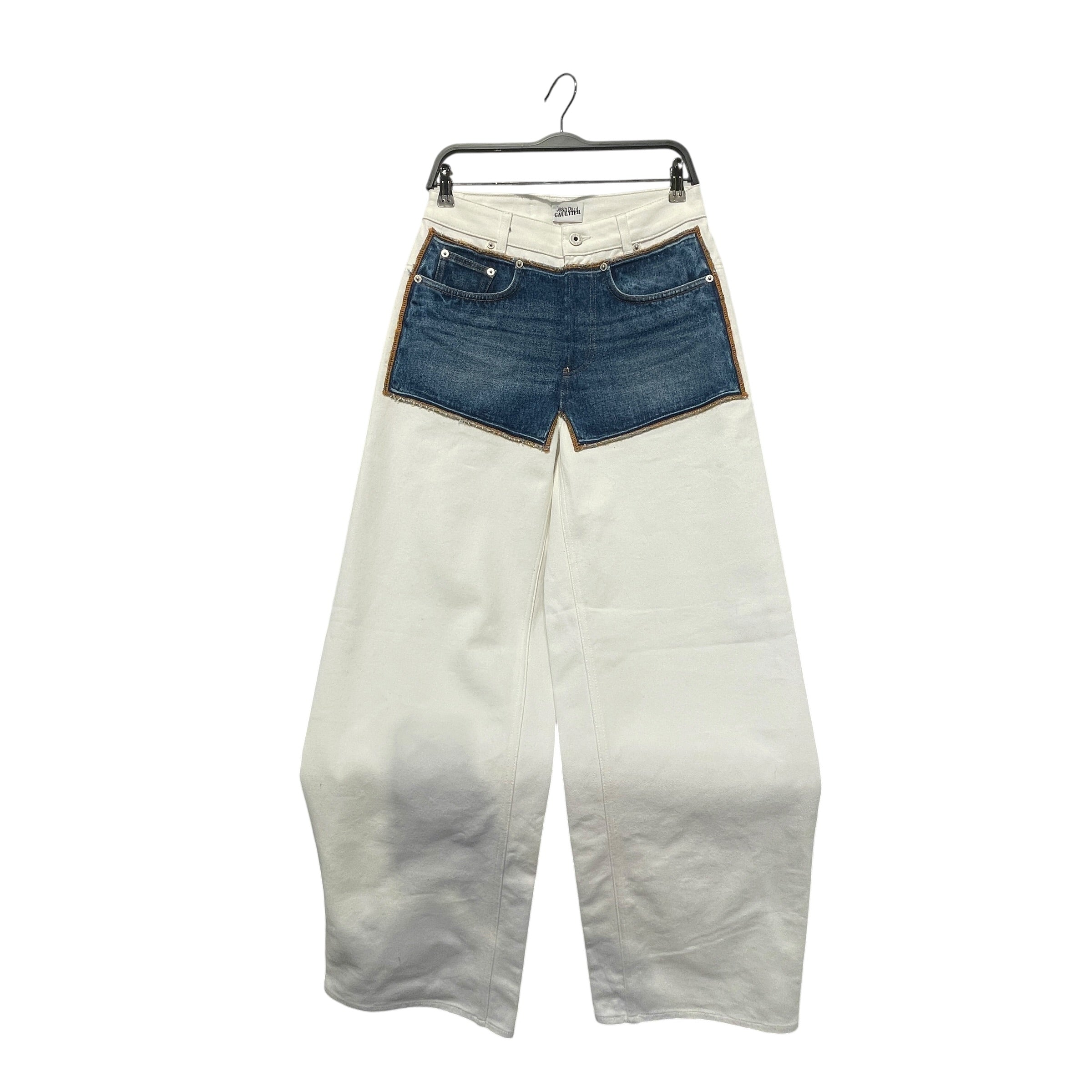 Jean Paul Gaultier/Bottoms/28/Denim/WHT/Petit Grand Panelled JEans view 1