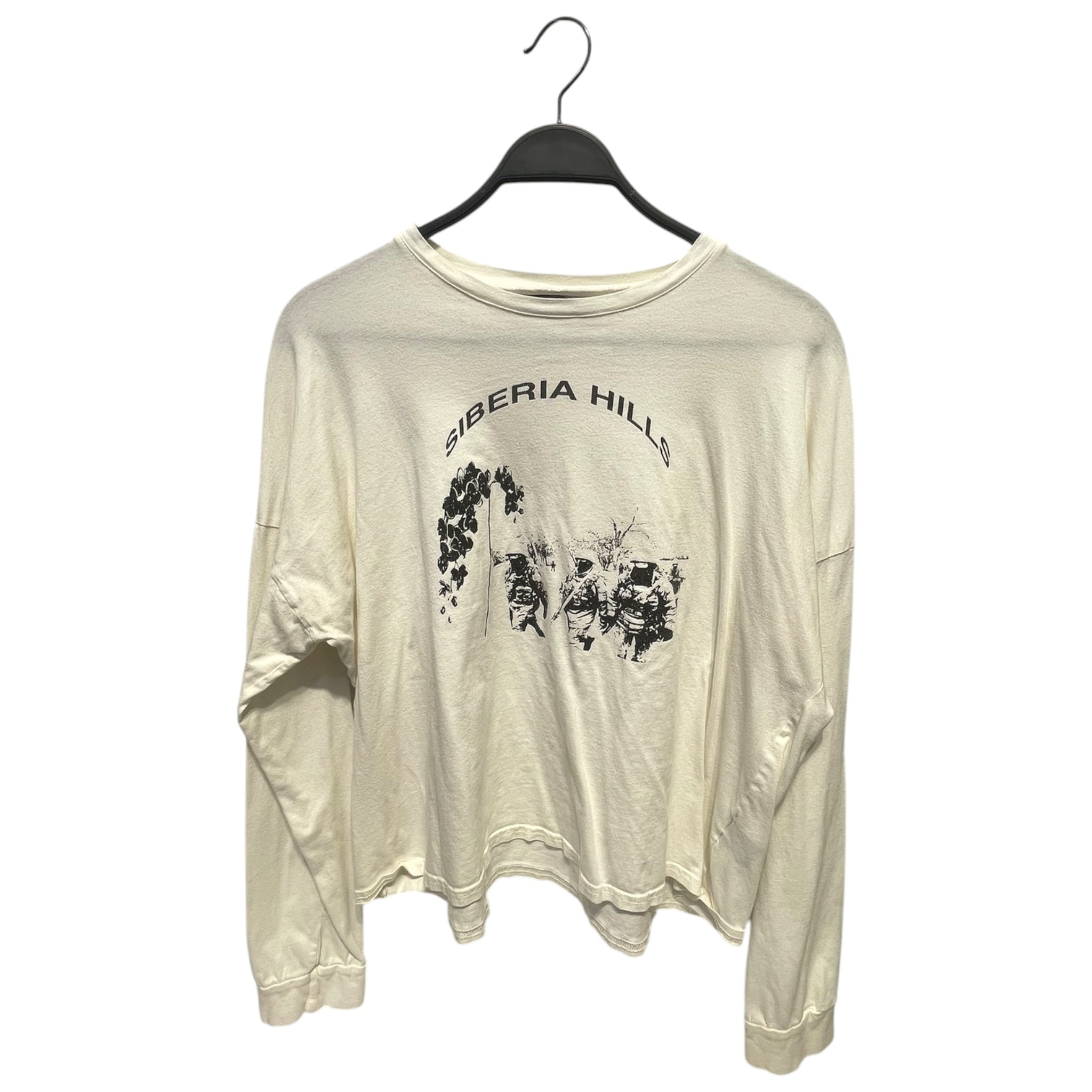 SIBERIA HILLS/LS T-Shirt/L/Cotton/WHT/ view 1