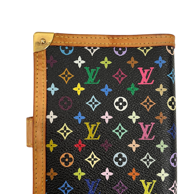 LOUIS VUITTON/Bifold Wallet/All Over Print/Leather/MLT/MURAKIN MONOGRAM AGENDA