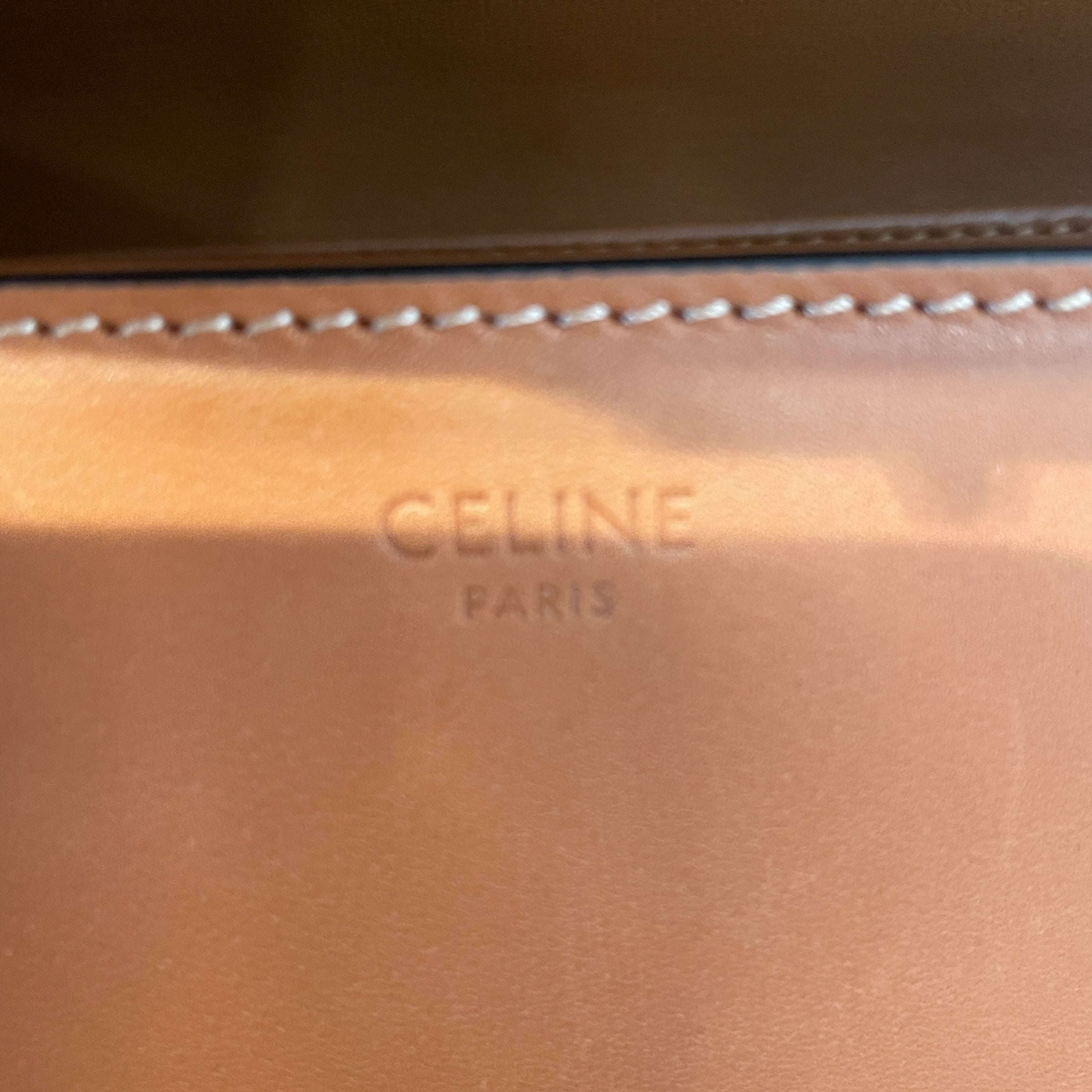 CELINE/Cross Body Bag/Leather/BRW/ view 5