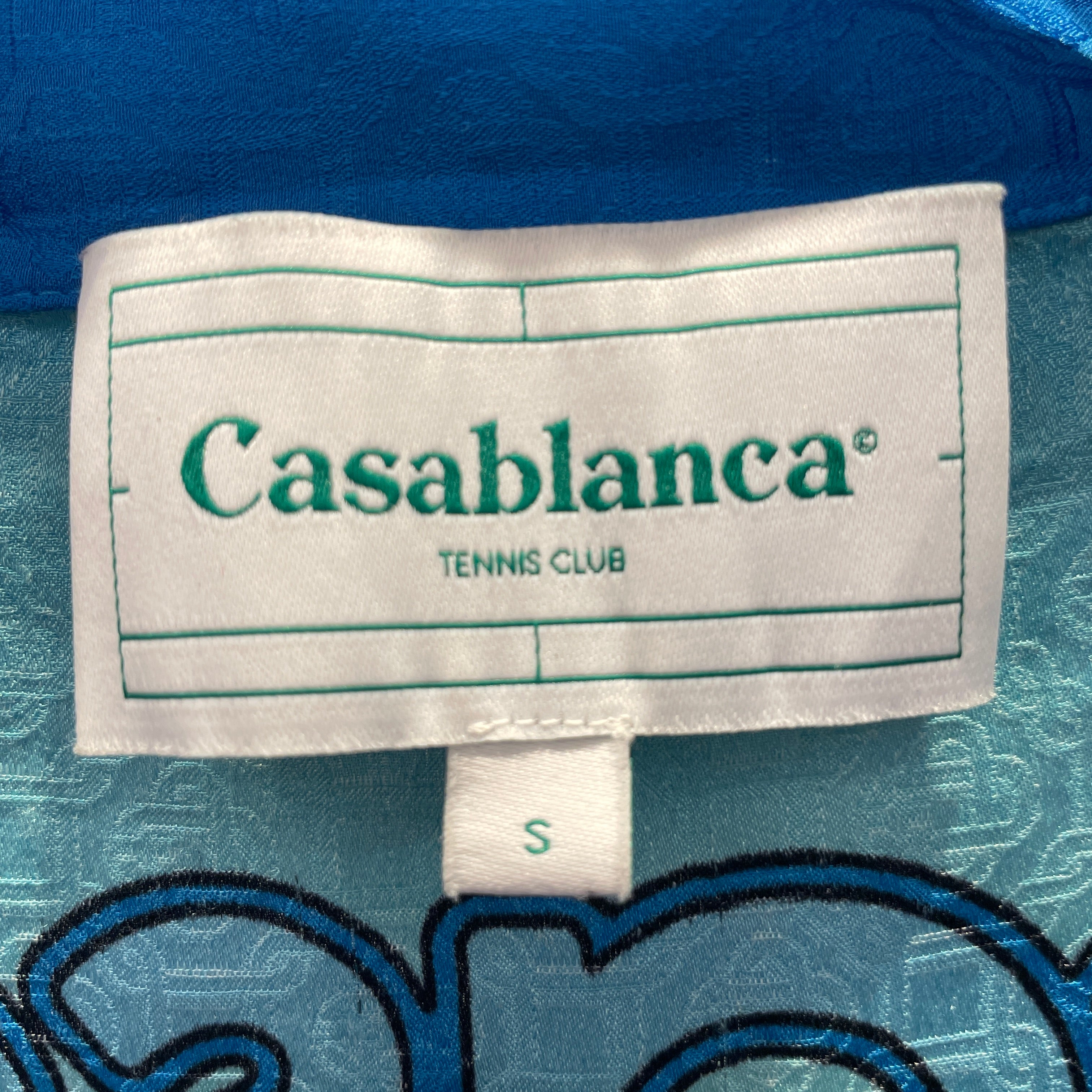 CASABLANCA/SS Shirt/S/Cotton/BLU/All Over Print/CASABLANCA HAWAIIAN SS view 4