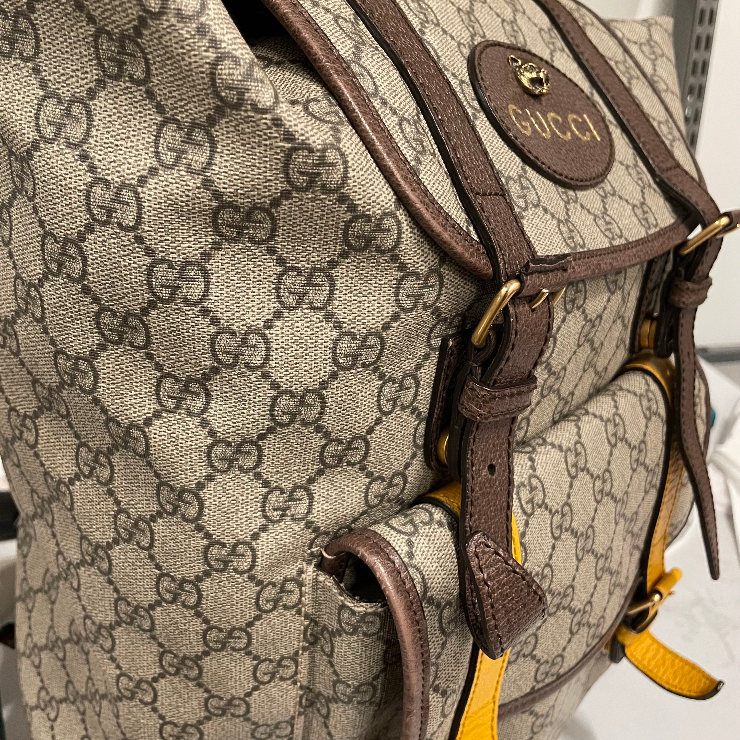 GUCCI/Backpack/Monogram/Leather/KHK/SOFT GG SUPREME 478869 view 6