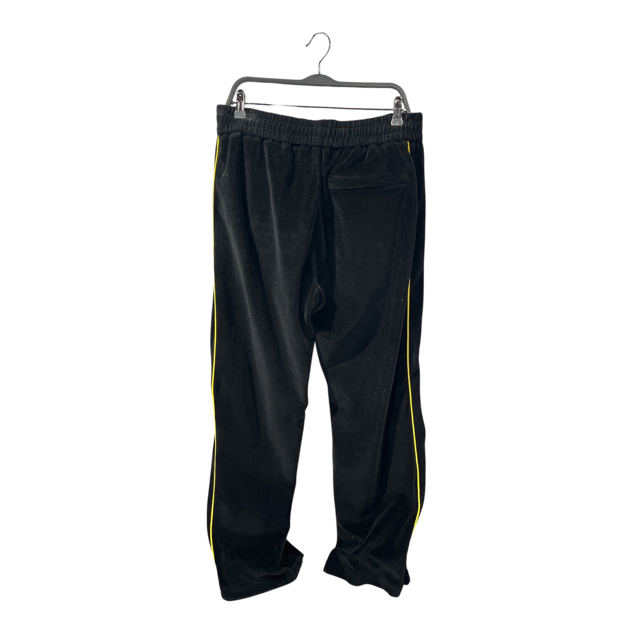 SP5DER/Pants/L/Velour/BLK/YELLOW OUTLINE TRACK PANTS view 2