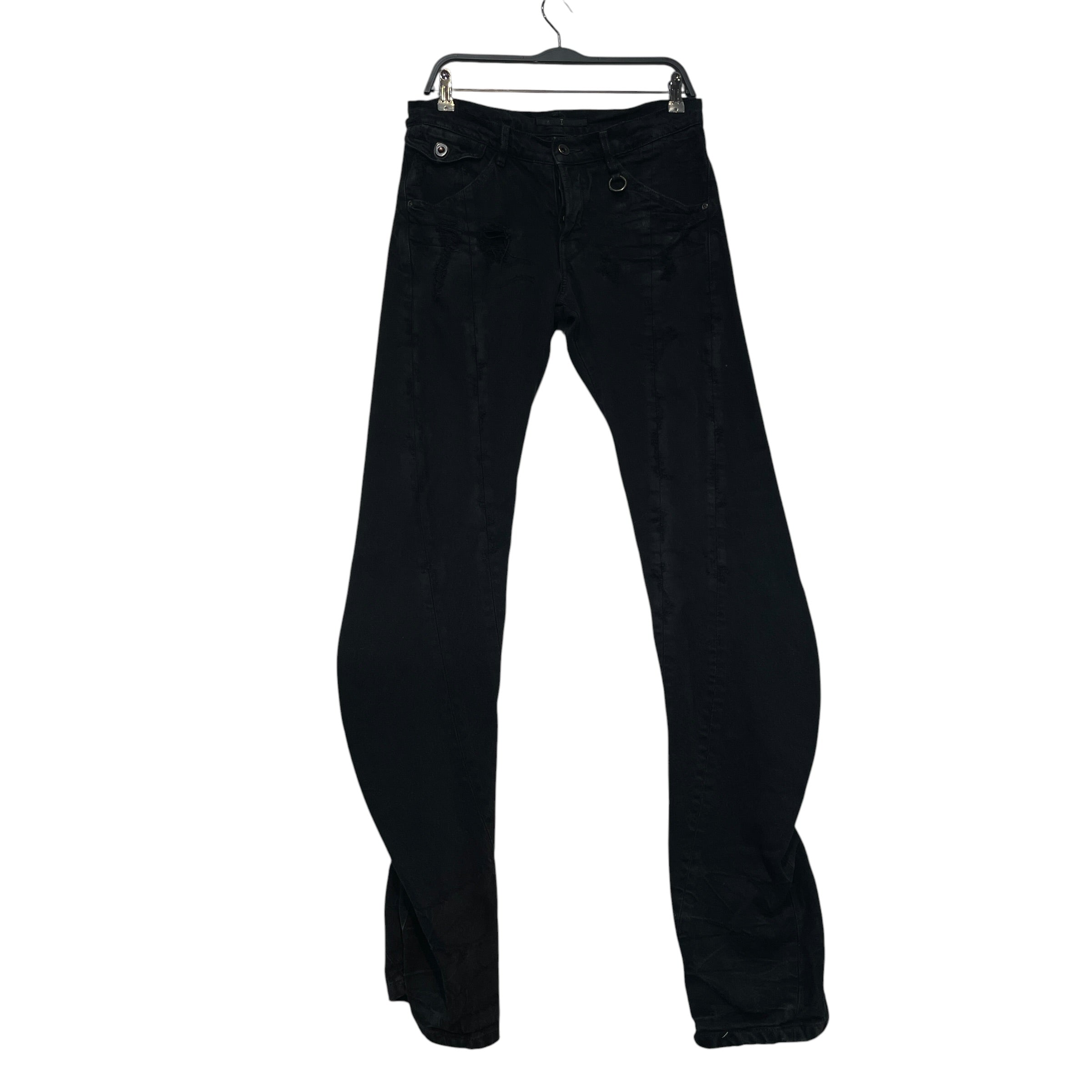 JULIUS/Skinny Pants/7/Denim/BLK/Distressed 09  FW Jeans view 1