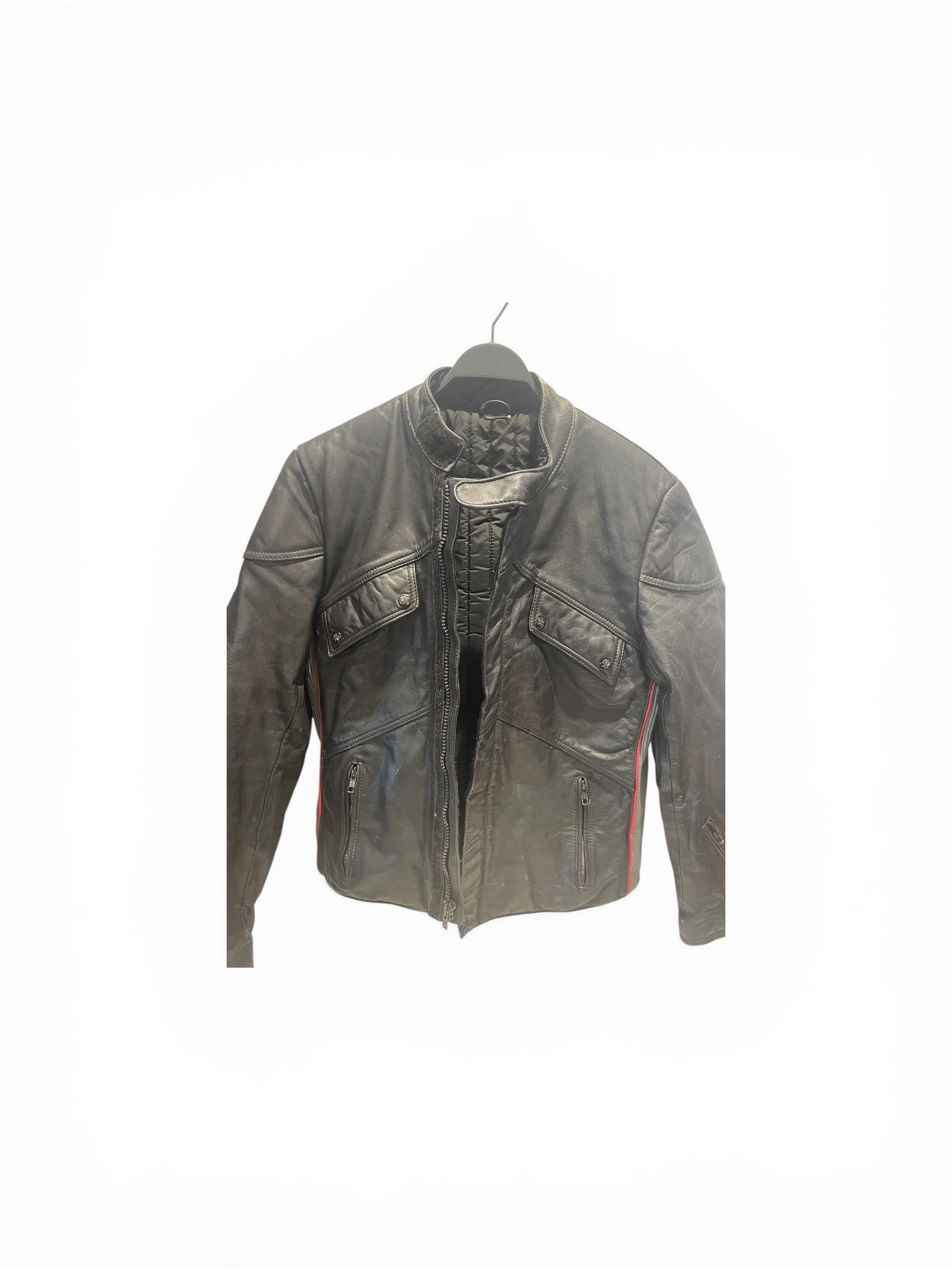 Leather Jacket/Leather Jkt/42/Leather/BLK/ view 5