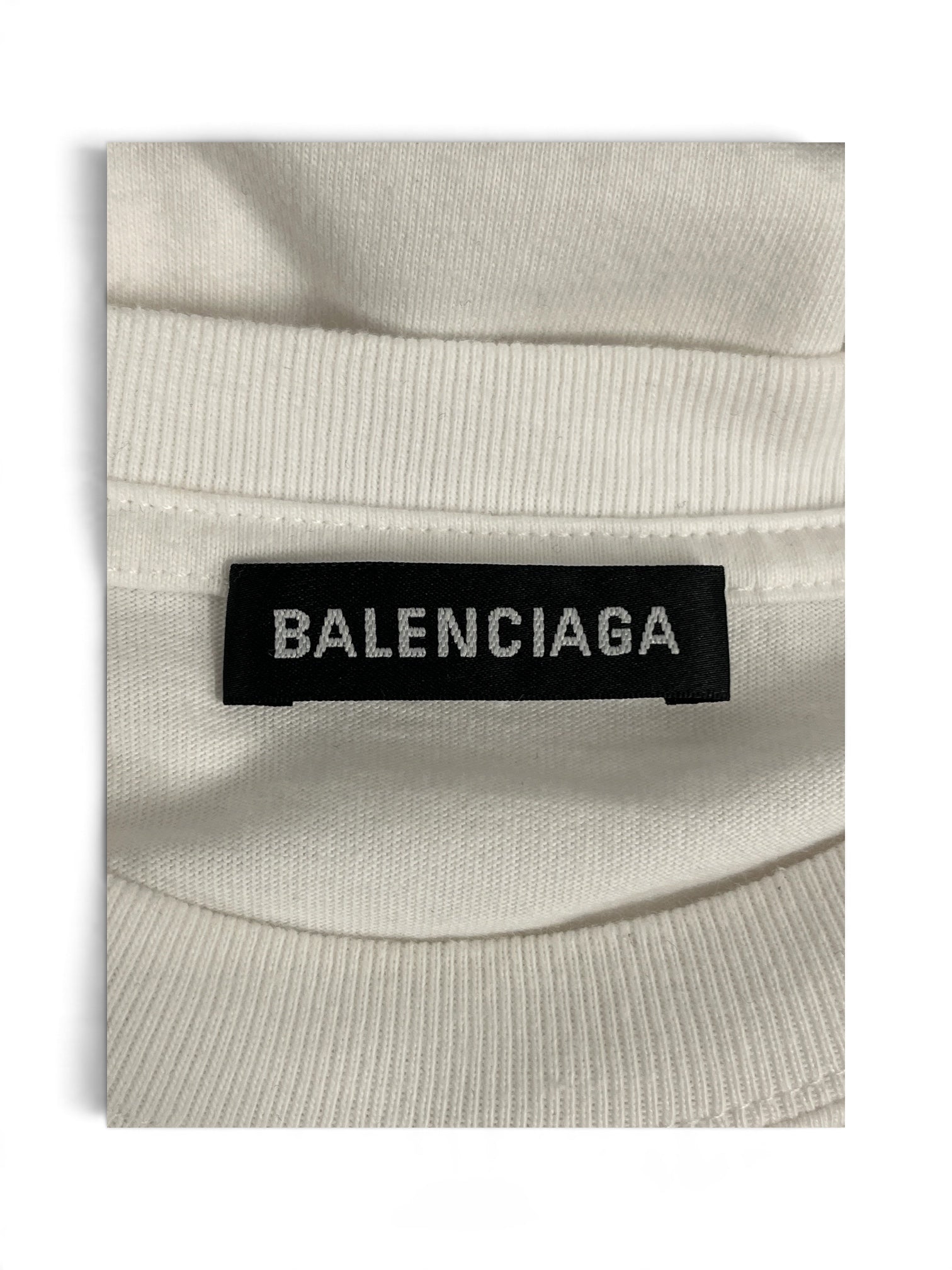 BALENCIAGA/T-Shirt/S/Cotton/WHT/POLITICAL CAMPAIGN view 3