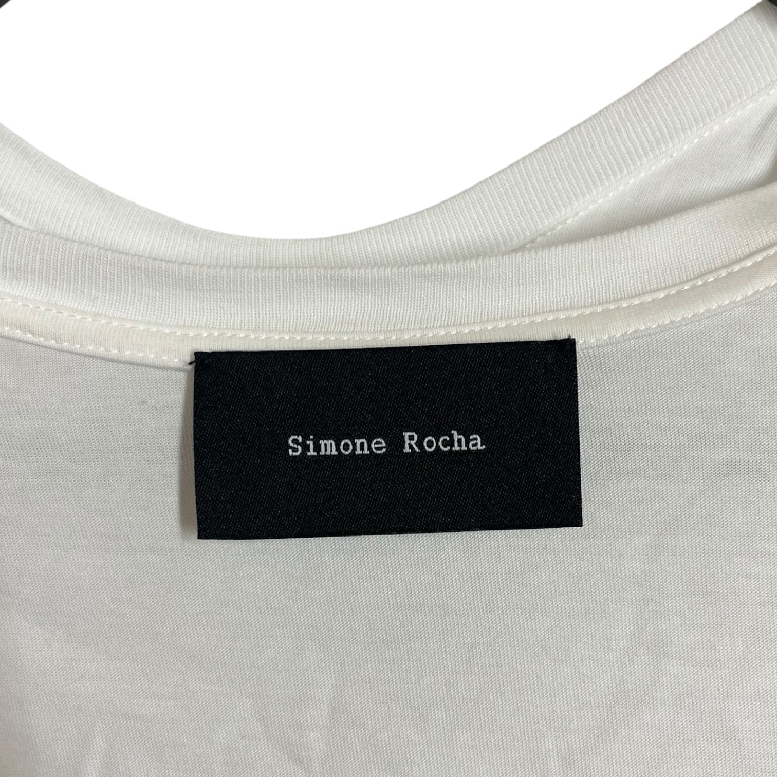 SIMONE ROCHA/SS Dress/4/Cotton/WHT/RUFFLE T SHIRT DRESS view 3