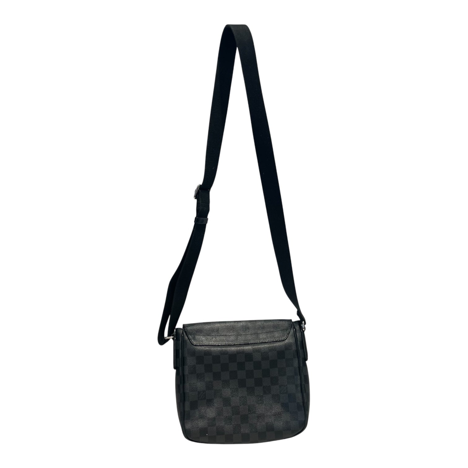 LOUIS VUITTON/Cross Body Bag/Monogram/Leather/BLK/DISTRICT LEATHER BAG view 2