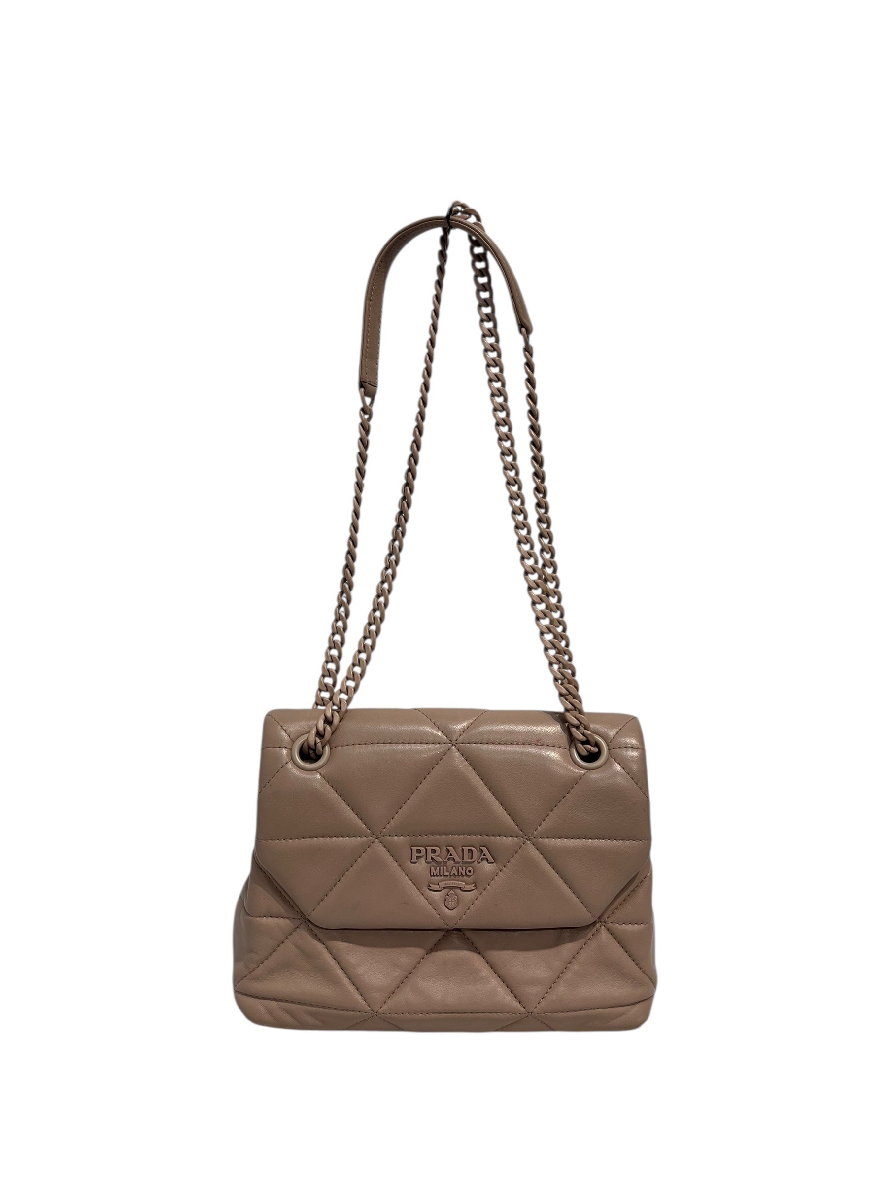 PRADA/Cross Body Bag/Leather/BEG/SPECTRM  NAPPA view 1
