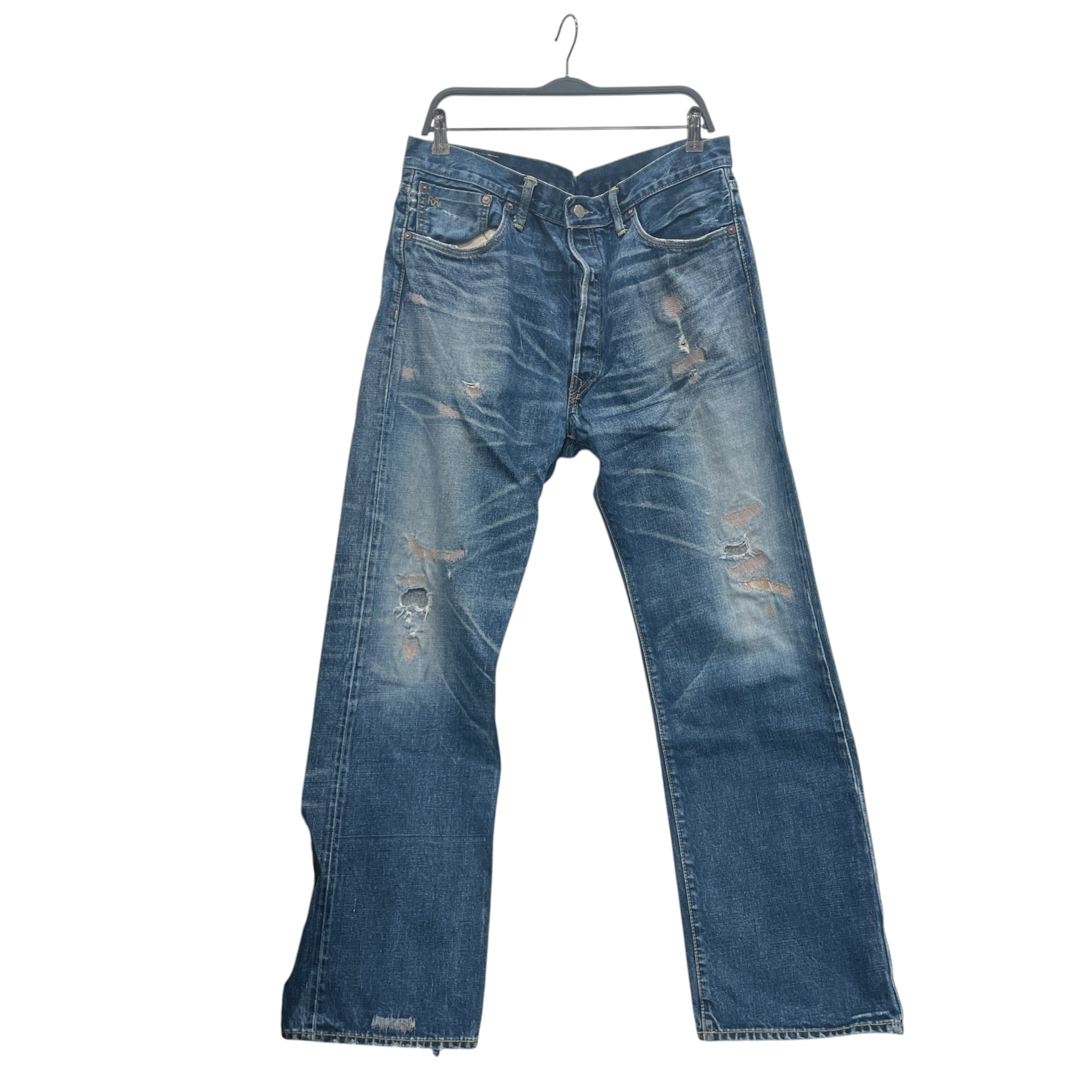 DOUBLE RL/Pants/36/Denim/IDG/Button Fly/DOUBLERL JAP SELVEDGE DENIM DI view 1