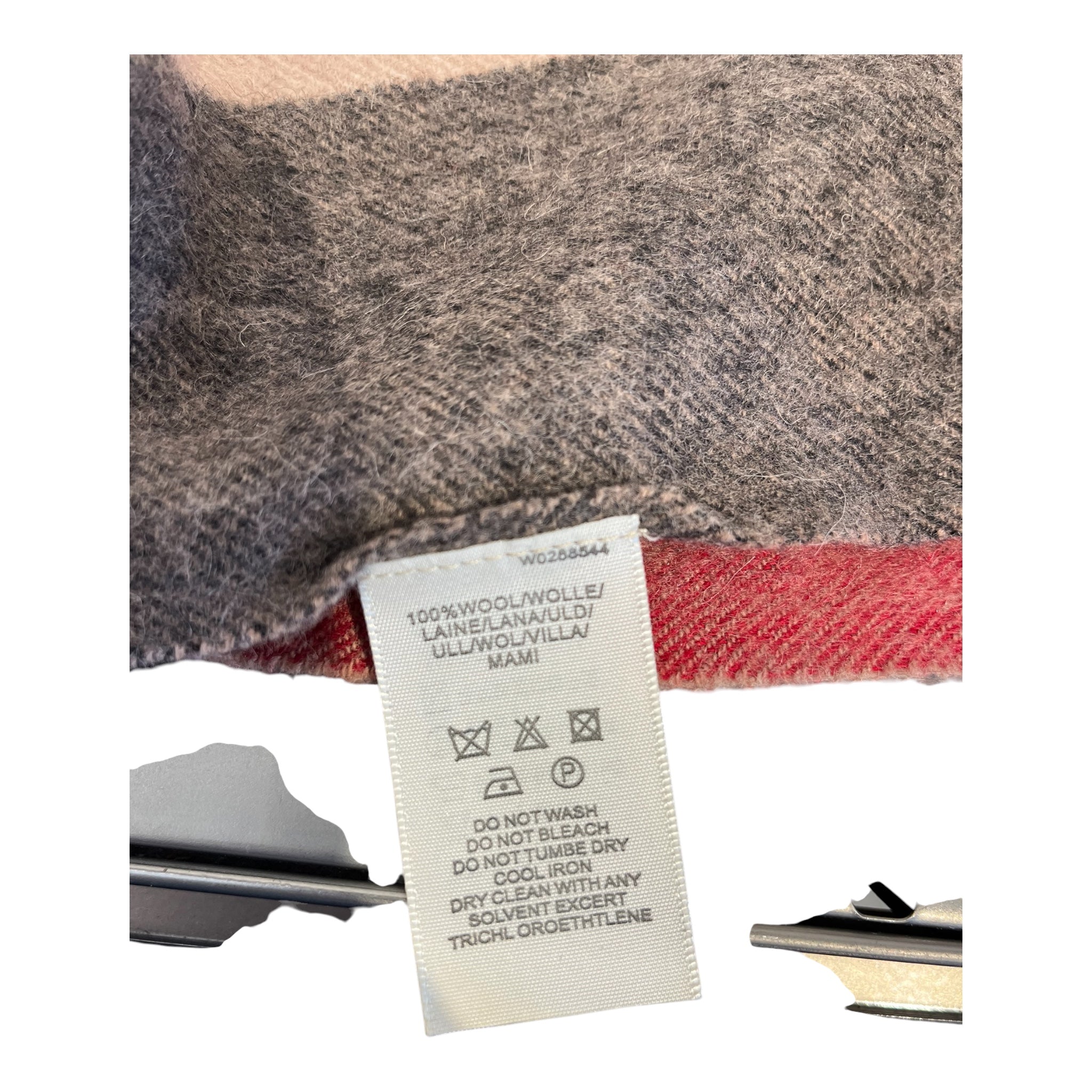 BURBERRY LONDON/Scarf/Plaid/Wool/MLT/L's/ view 2