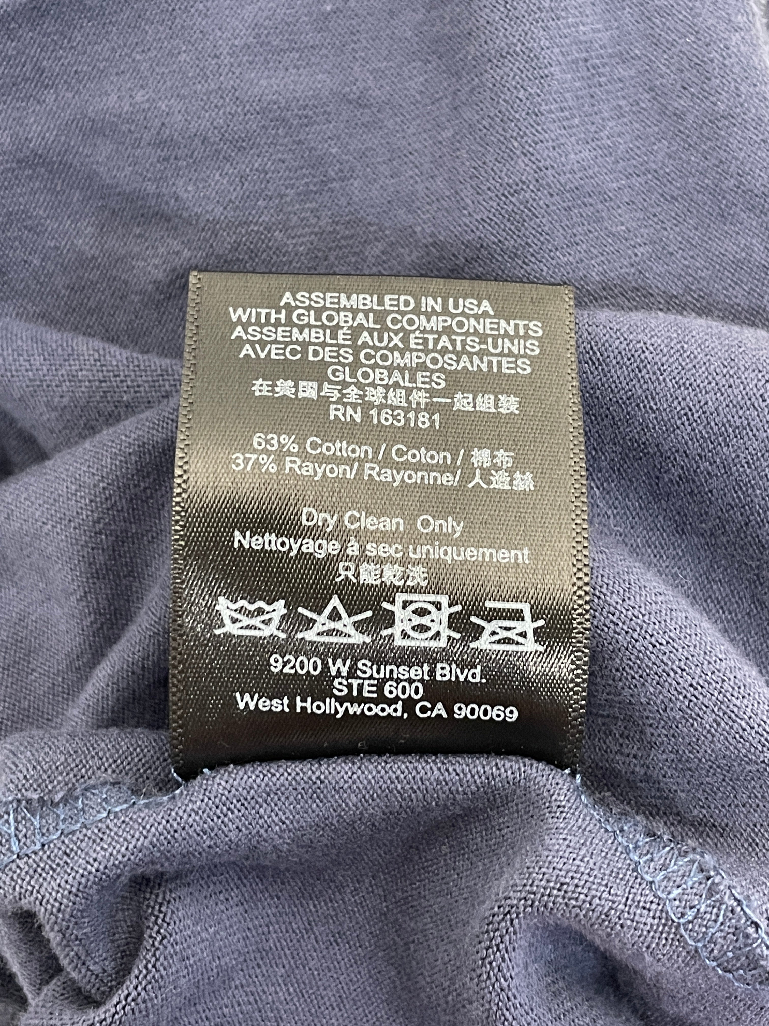 RHUDE/T-Shirt/L/Cotton/NVY/Graphic/LIGHTNING RINGER TEE view 5