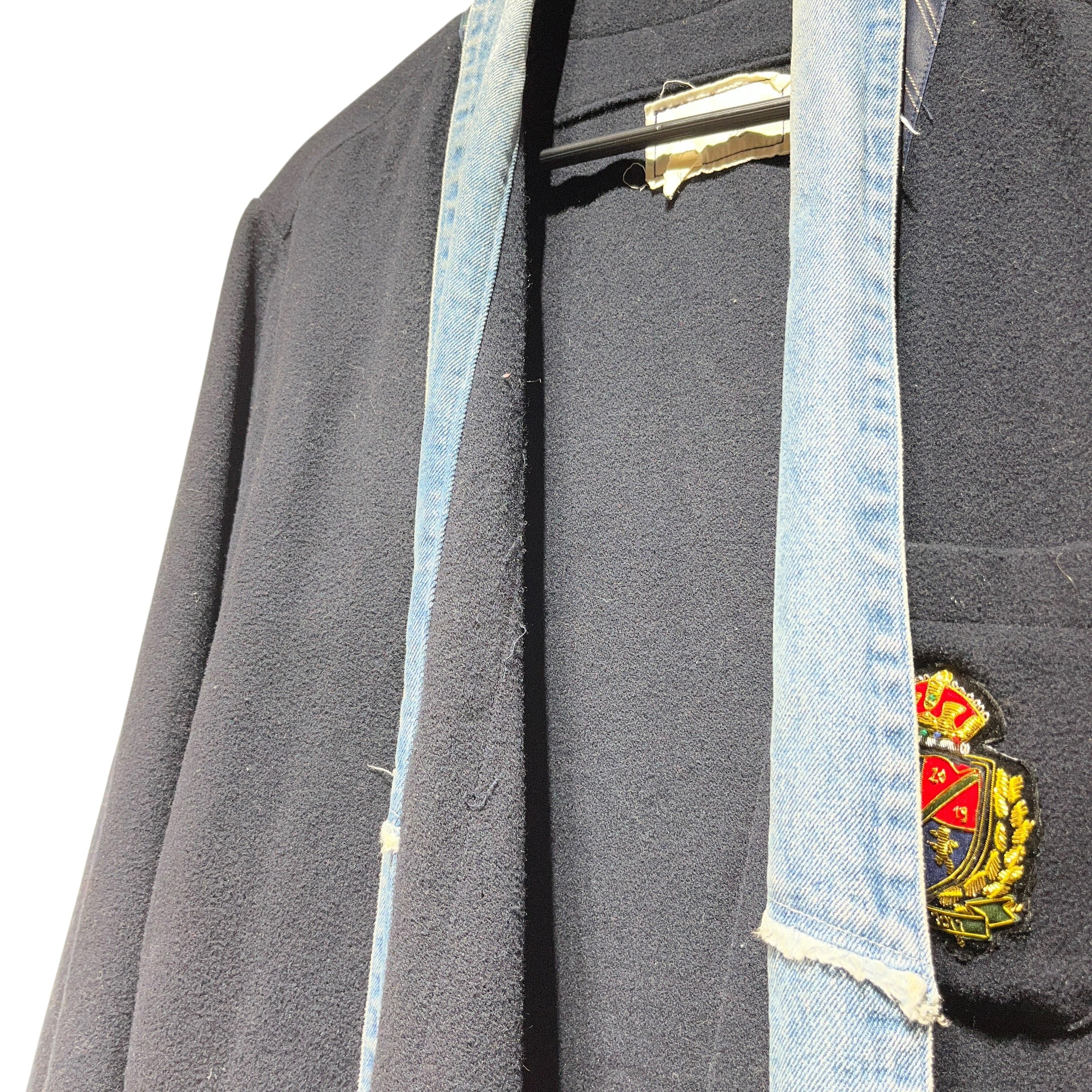 GREG LAUREN/Coat/4/Wool/NVY/Navy Prep Kimono view 4