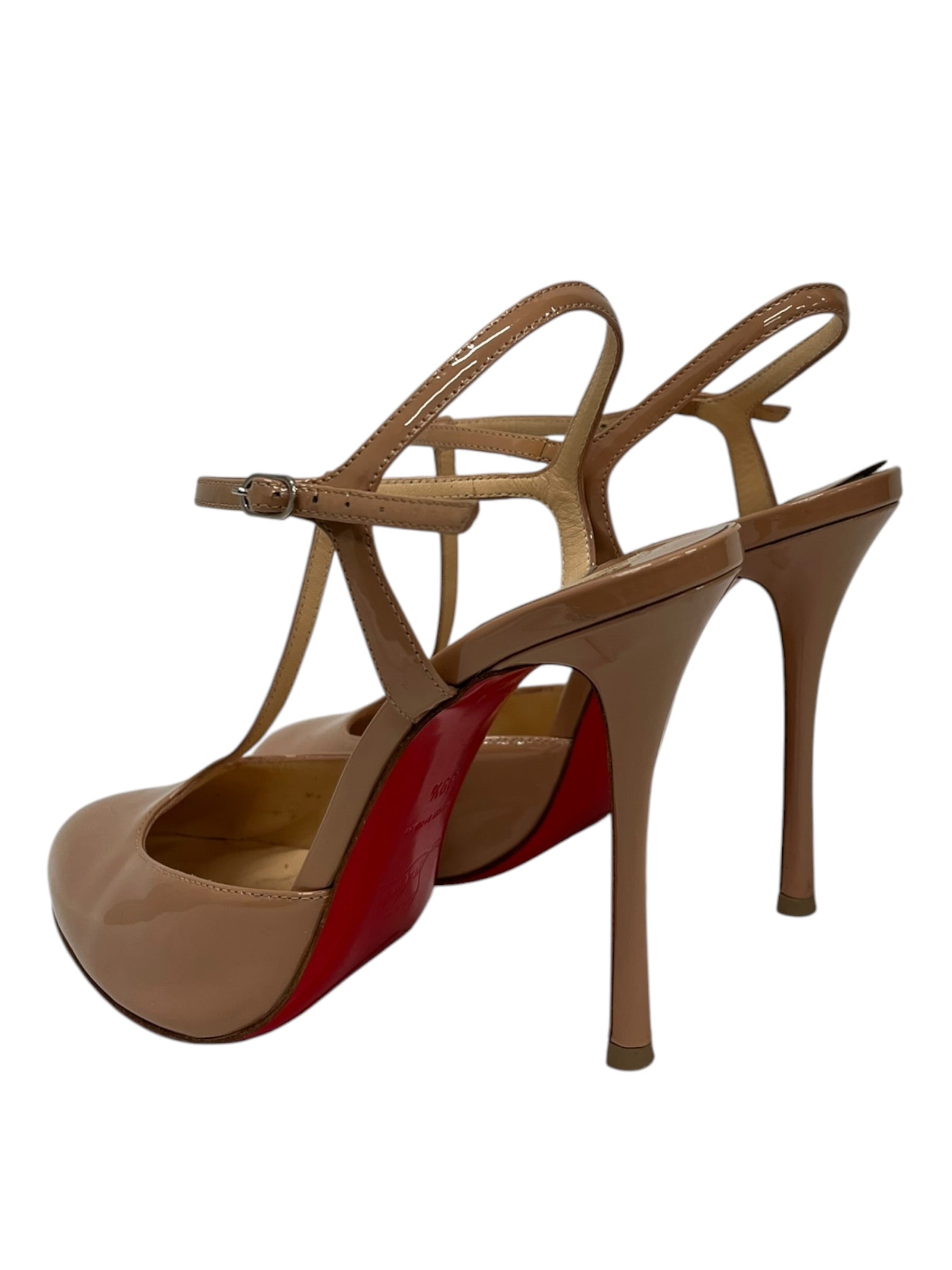 Christian Louboutin/Heels/EU 39.5/BEG/Red Bottom Beige Heels view 2