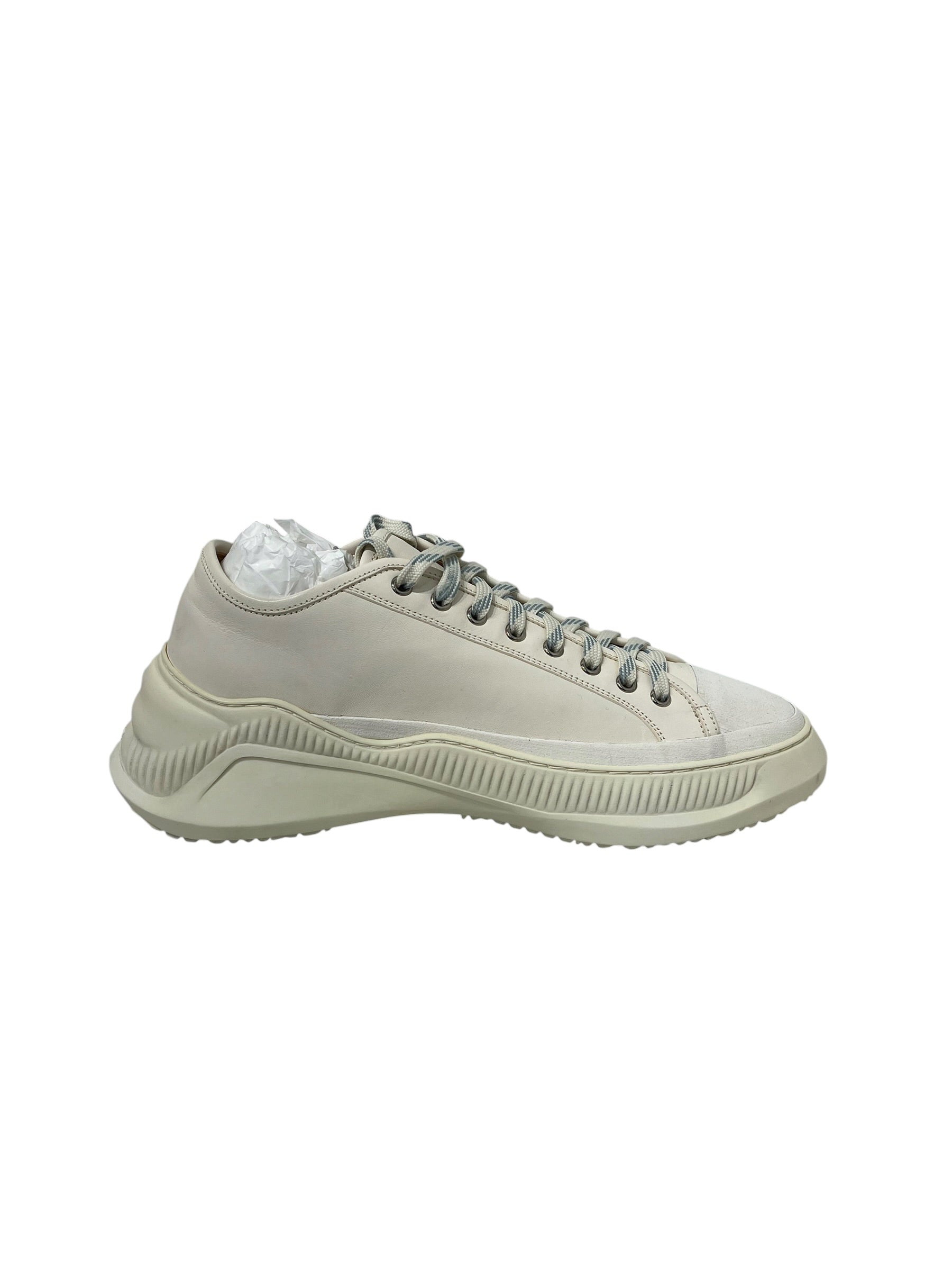 OAMC(OVER ALL MASTER CLOTH)/Low-Sneakers/EU 42/Leather/WHT/FW1.9 CREAM SOLE view 4