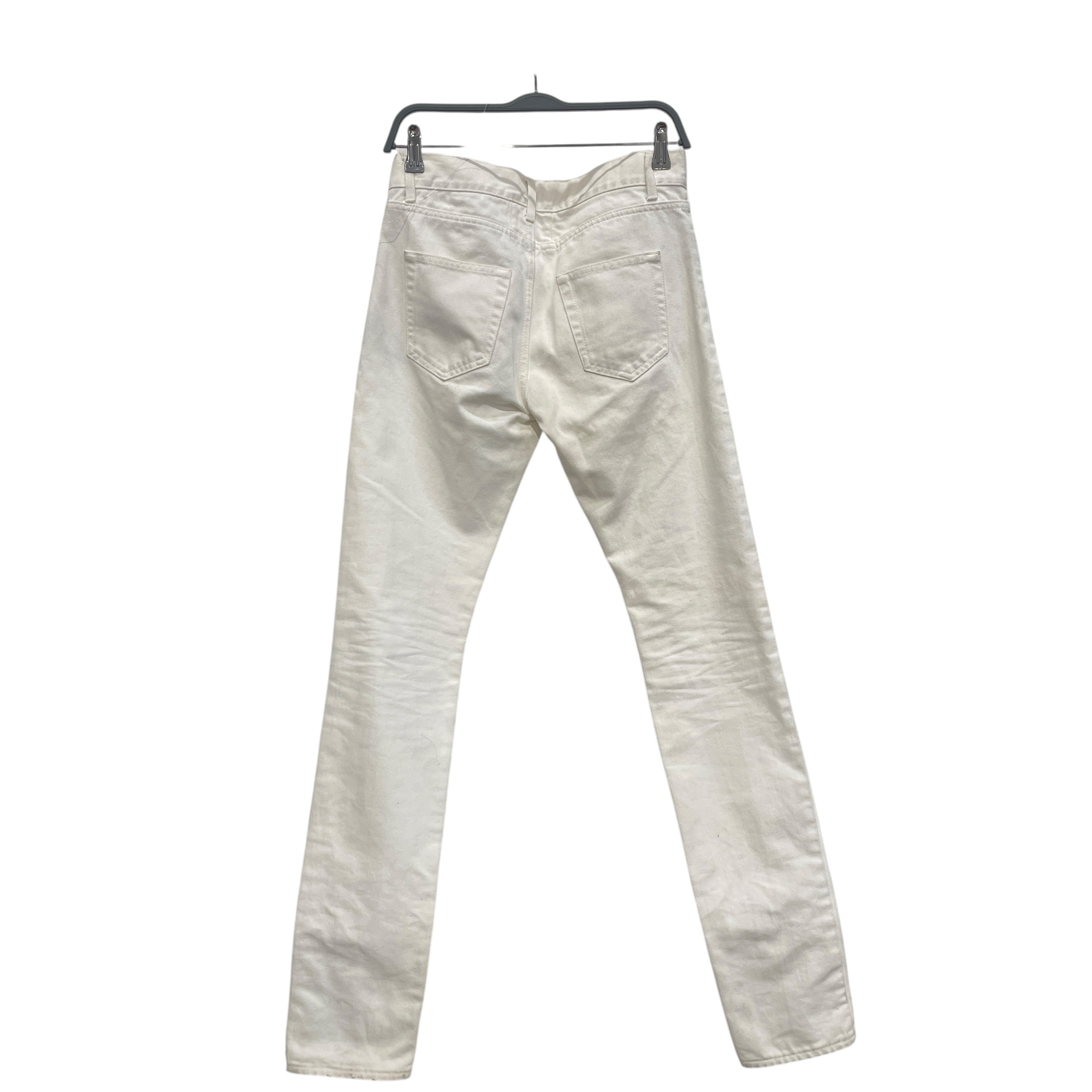 SAINT LAURENT/Overall/29/Cotton/WHT/D02 M/SK-LW view 2