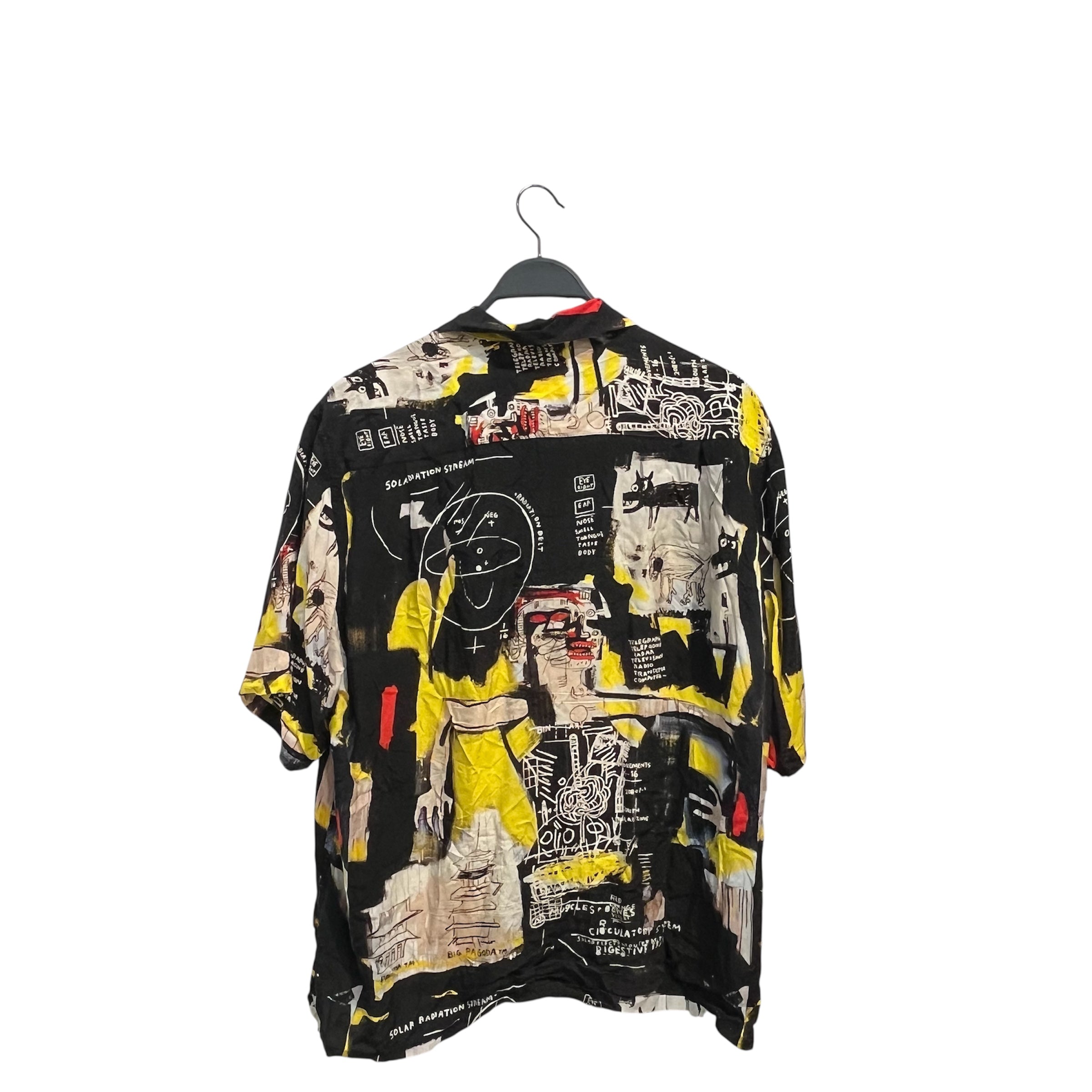 WACKO MARIA/Shirt/L/Rayon/MLT/All Over Print/BASQUIAT DOGS view 2