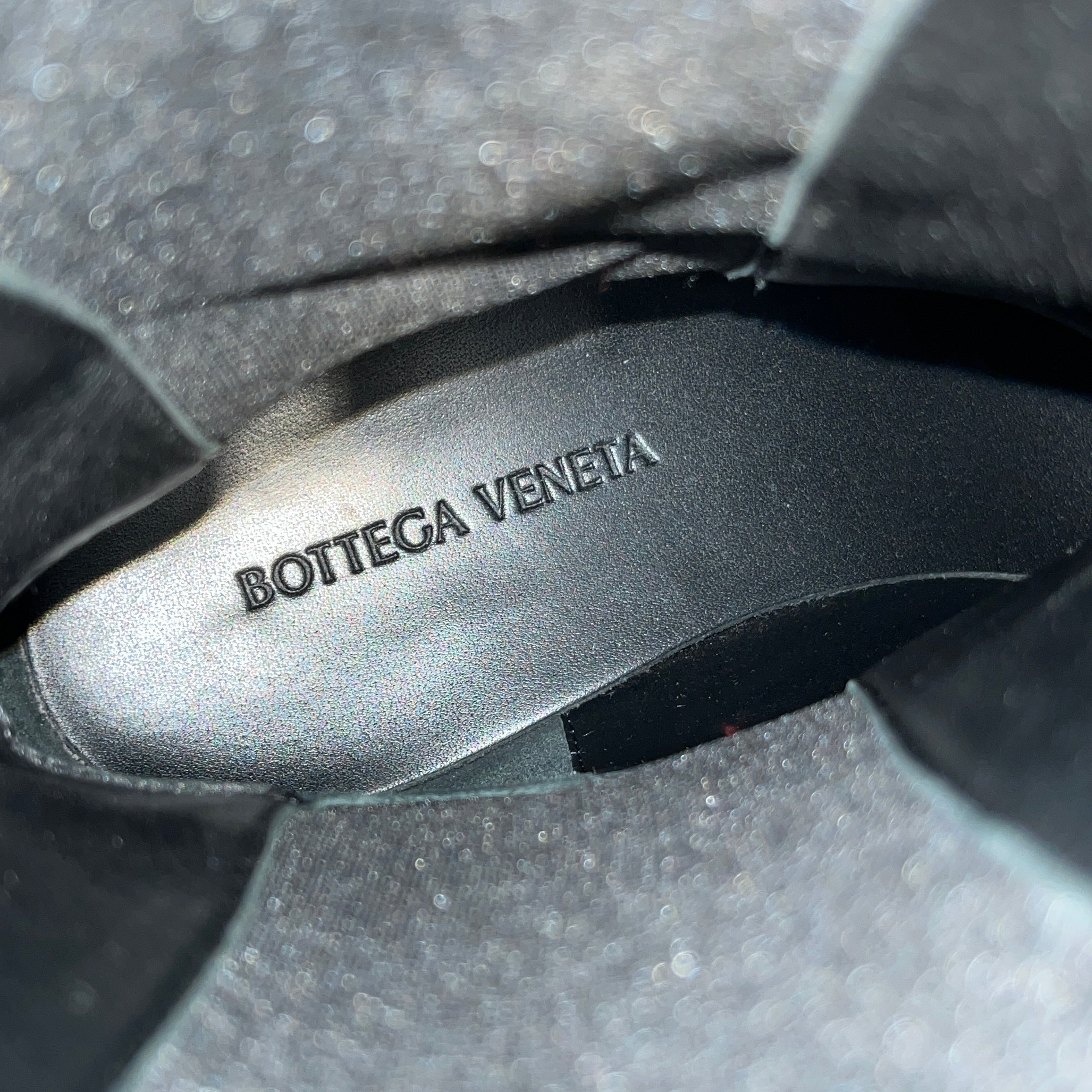BOTTEGA VENETA/Boots/EU 37.5/Leather/BLK/TIRE view 3