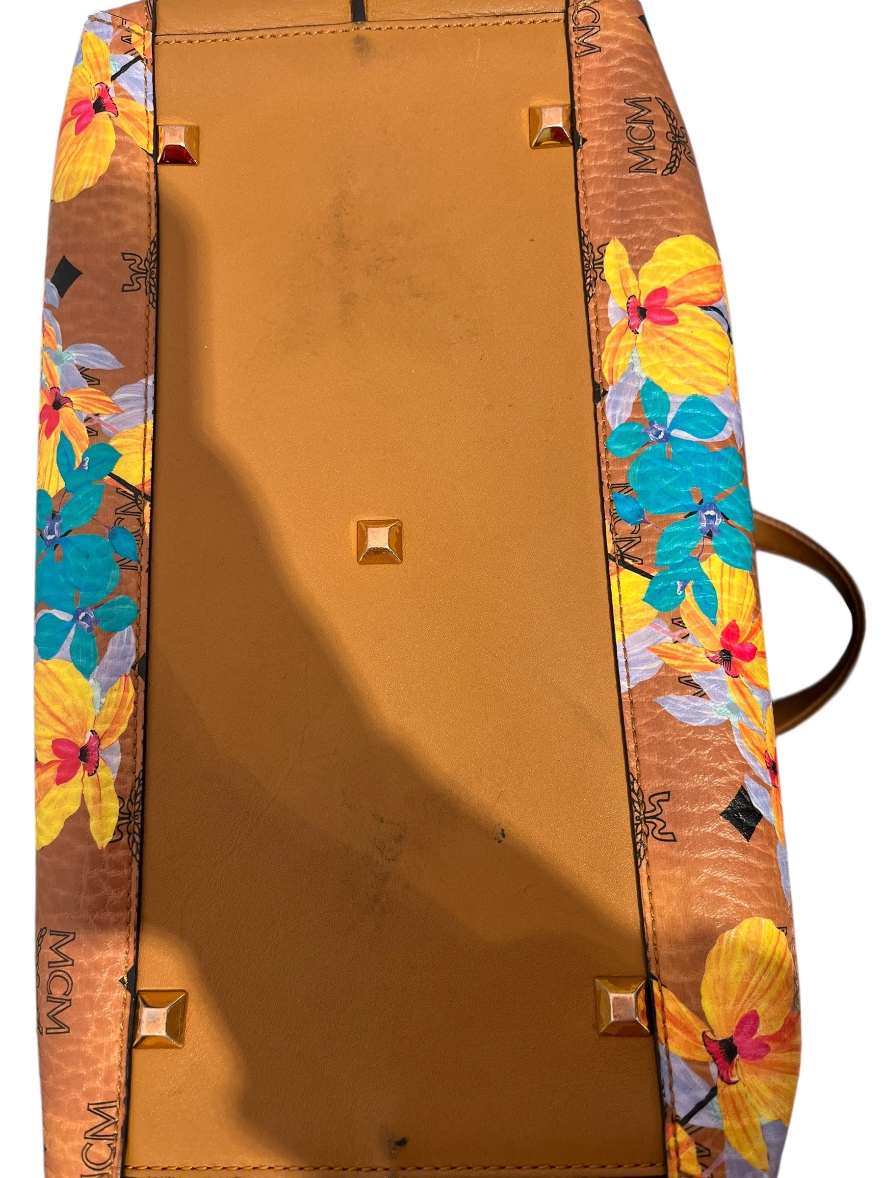 MCM/Tote Bag/Floral Pattern/Leather/CML/VISESTOS FLORAL TOTE view 5