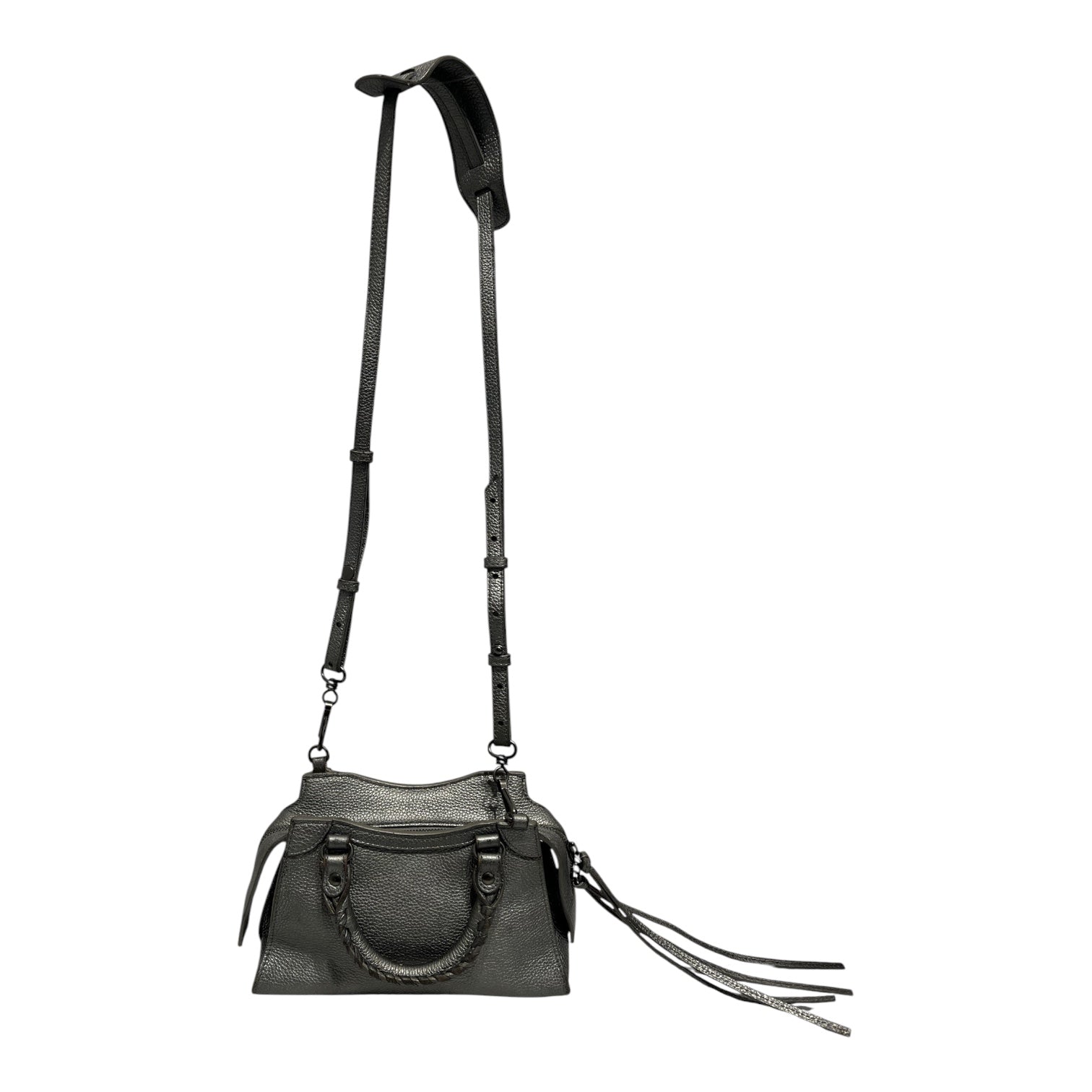 BALENCIAGA/Cross Body Bag/Leather/SLV/NEO CLASSIC CITY MINI LEATHER view 2