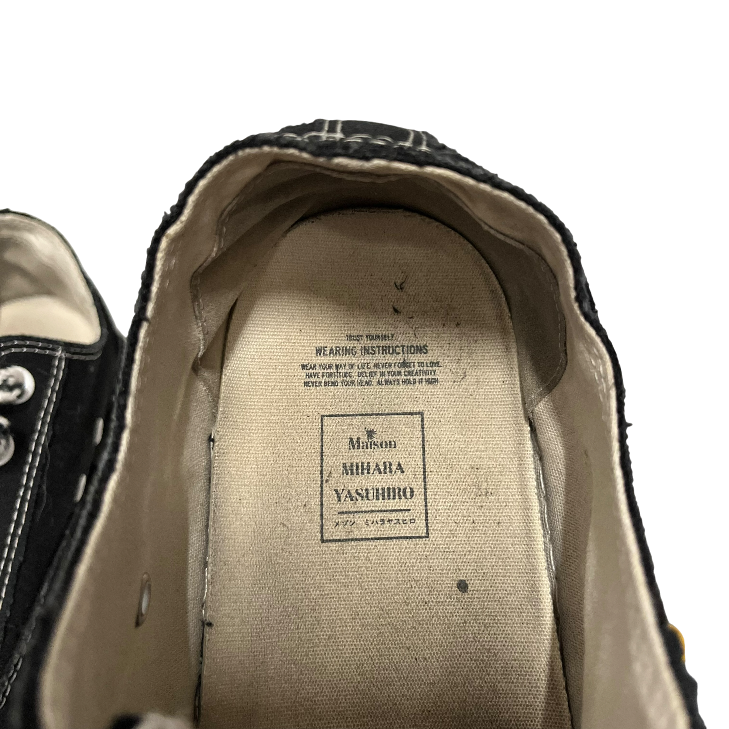 MIHARA YASUHIRO/Low-Sneakers/US 11/BLK/peterson view 5