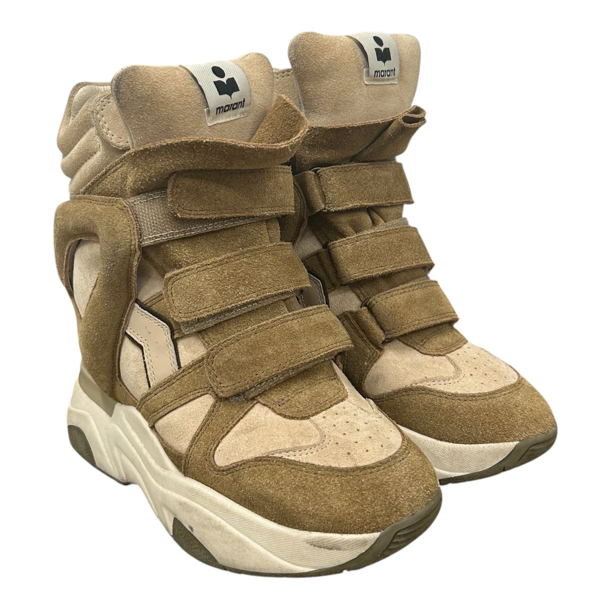ISABEL MARANT/Hi-Sneakers/EU 36/Suede/BEG/BALSKEE view 1