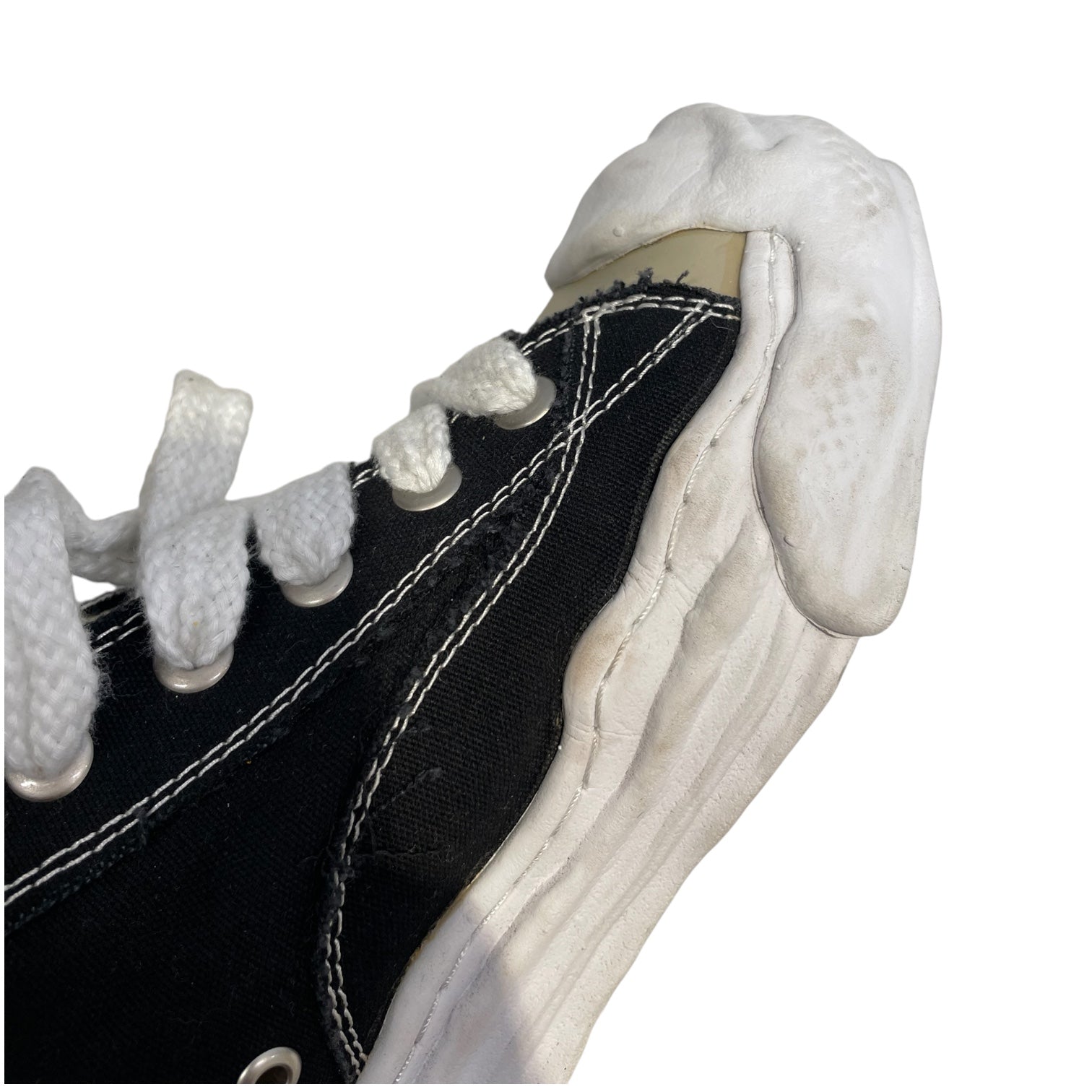 MIHARA YASUHIRO/Low-Sneakers/EU 44/Cotton/BLK/BLAKE/MELTED CONVERSE view 5