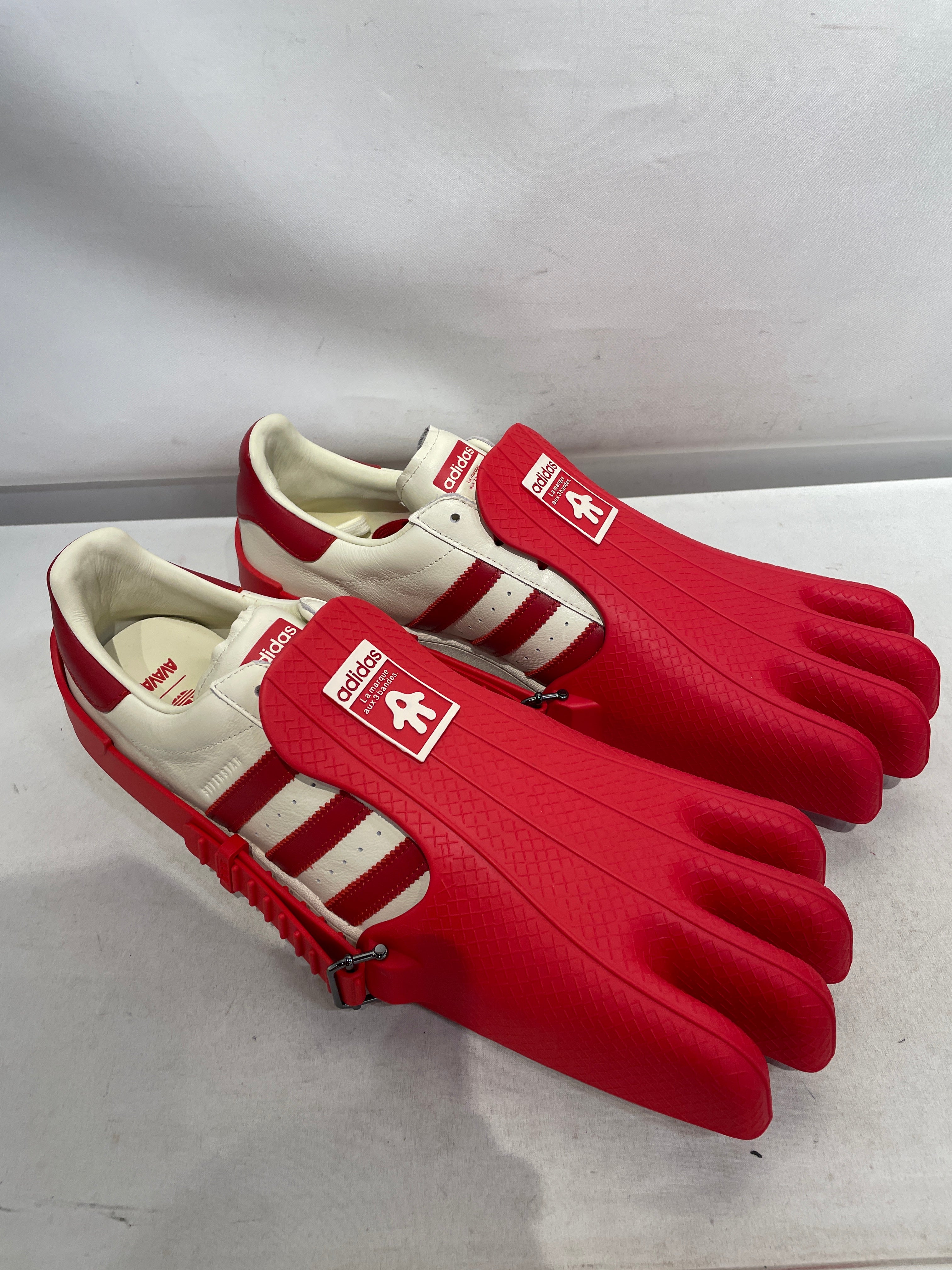 adidas/BY AVAVAV SUPERFINGER SUPERSTAR/Low-Sneakers/US 11/Leather/RED/JP7142 view 1