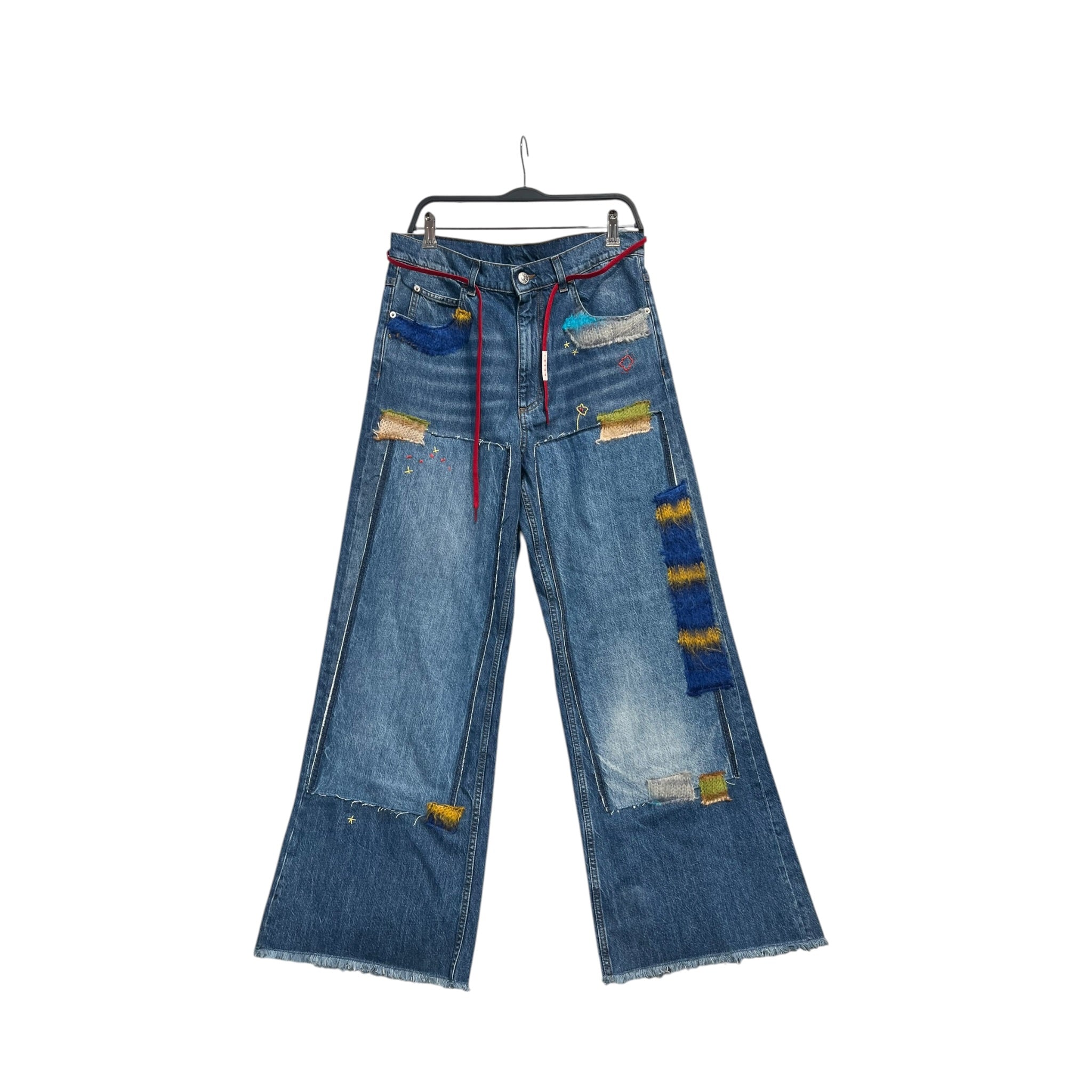 MARNI/Pants/32/Cotton/BLU/mohar patch work view 1