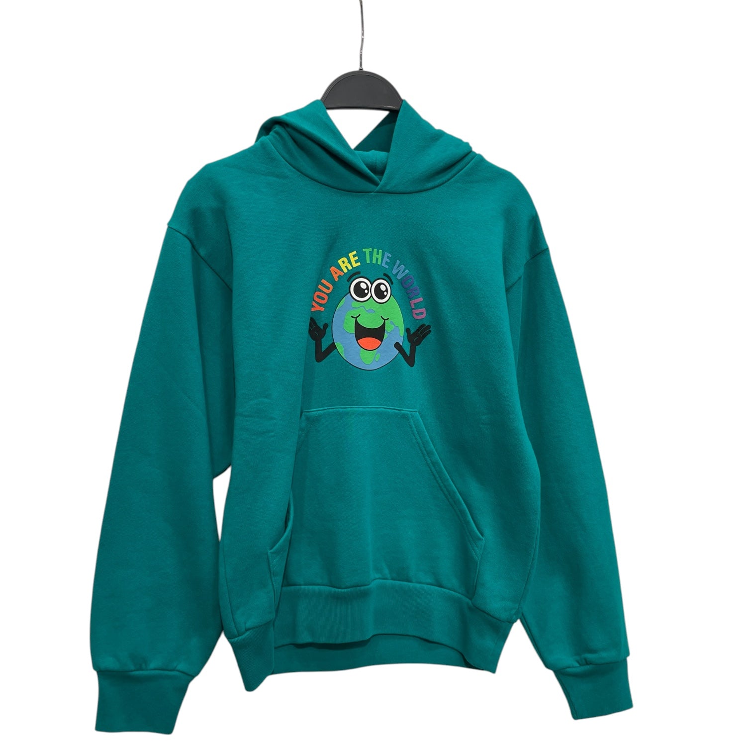 BALENCIAGA/Hoodie/XS/Cotton/NVY/GLOBE view 1