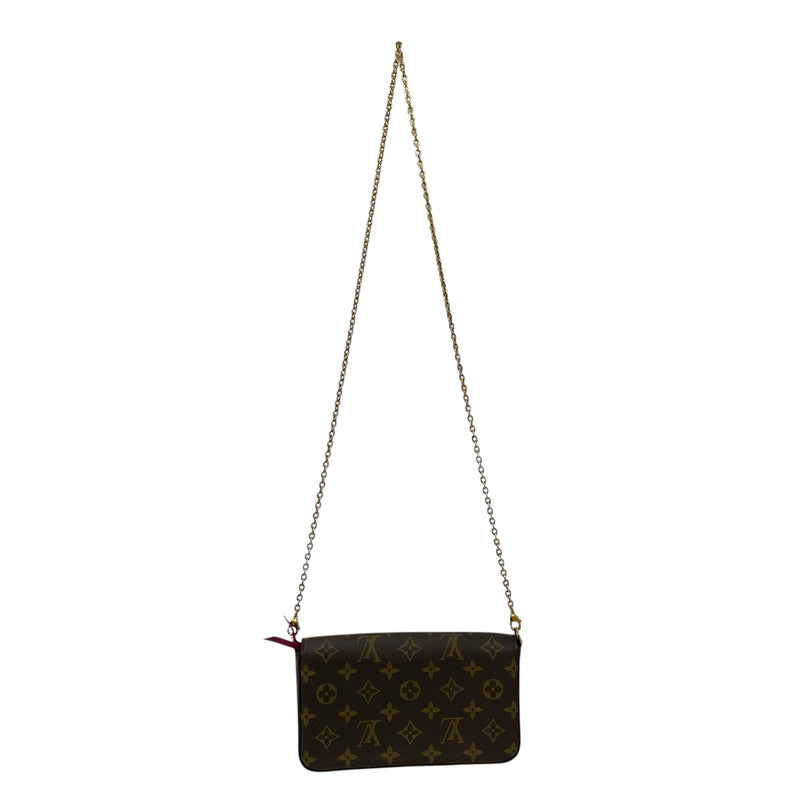 LOUIS VUITTON/Pouch/OS/Monogram/Leather/BRW/mi4175