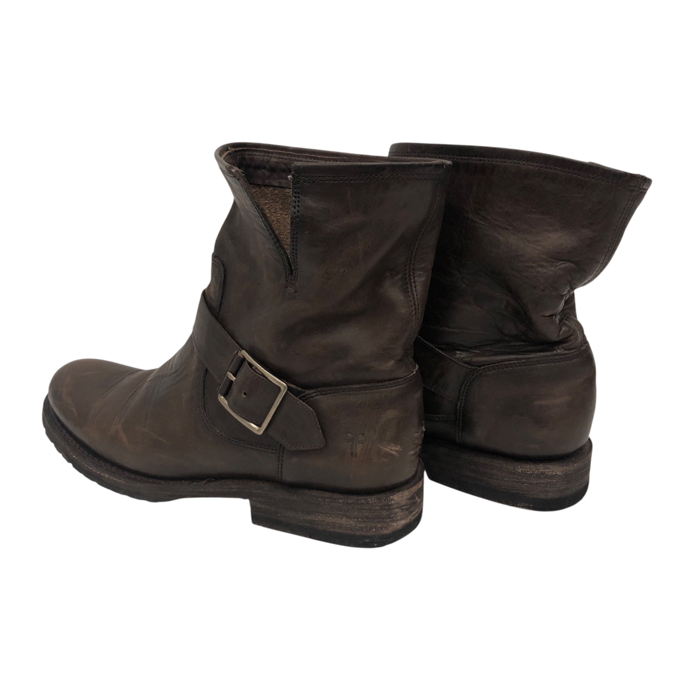 FRYE/Ankle Boots/US 8/Leather/BRW/ view 2