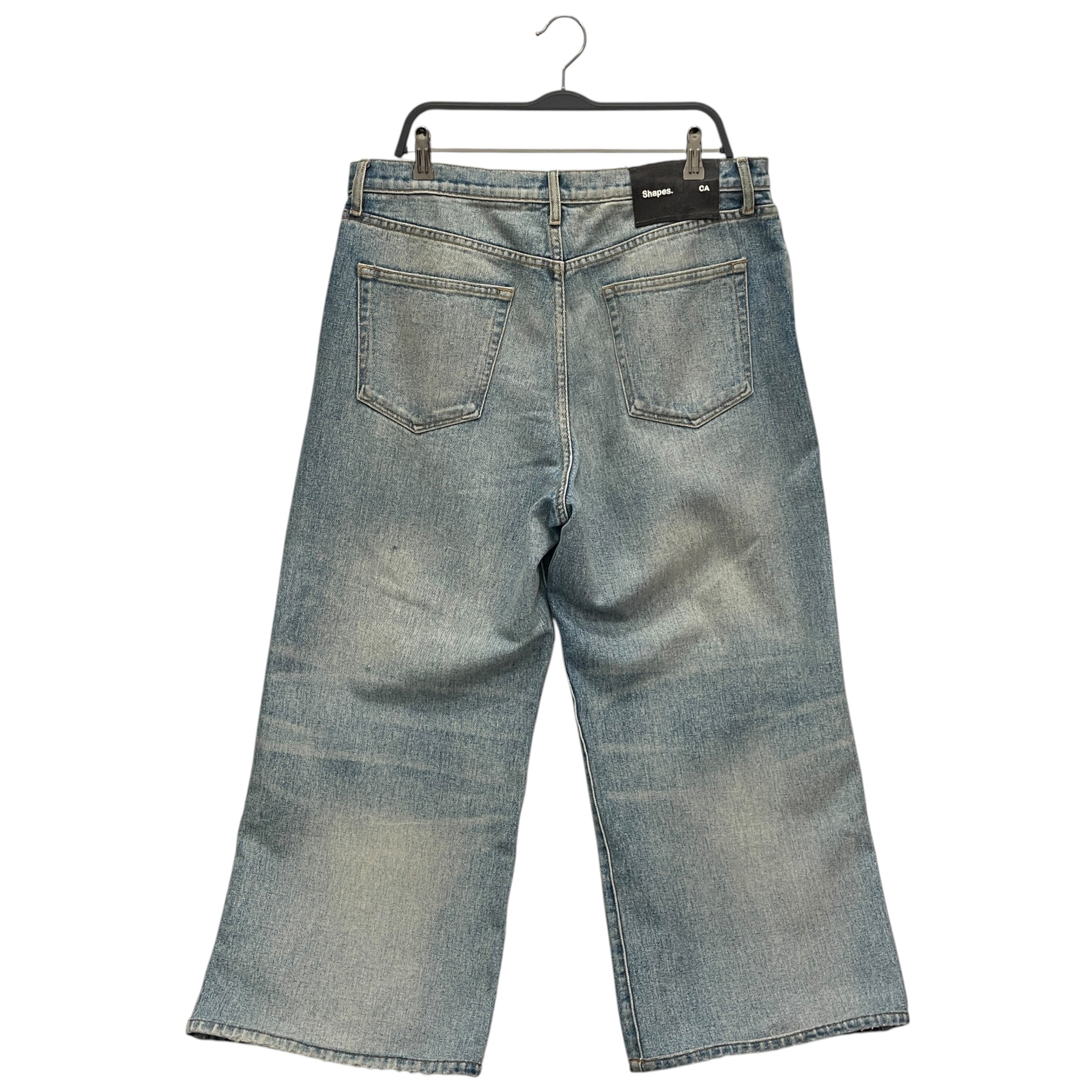 SHAPES/Straight Pants/34/Denim/BLU/WIDE LEG view 2