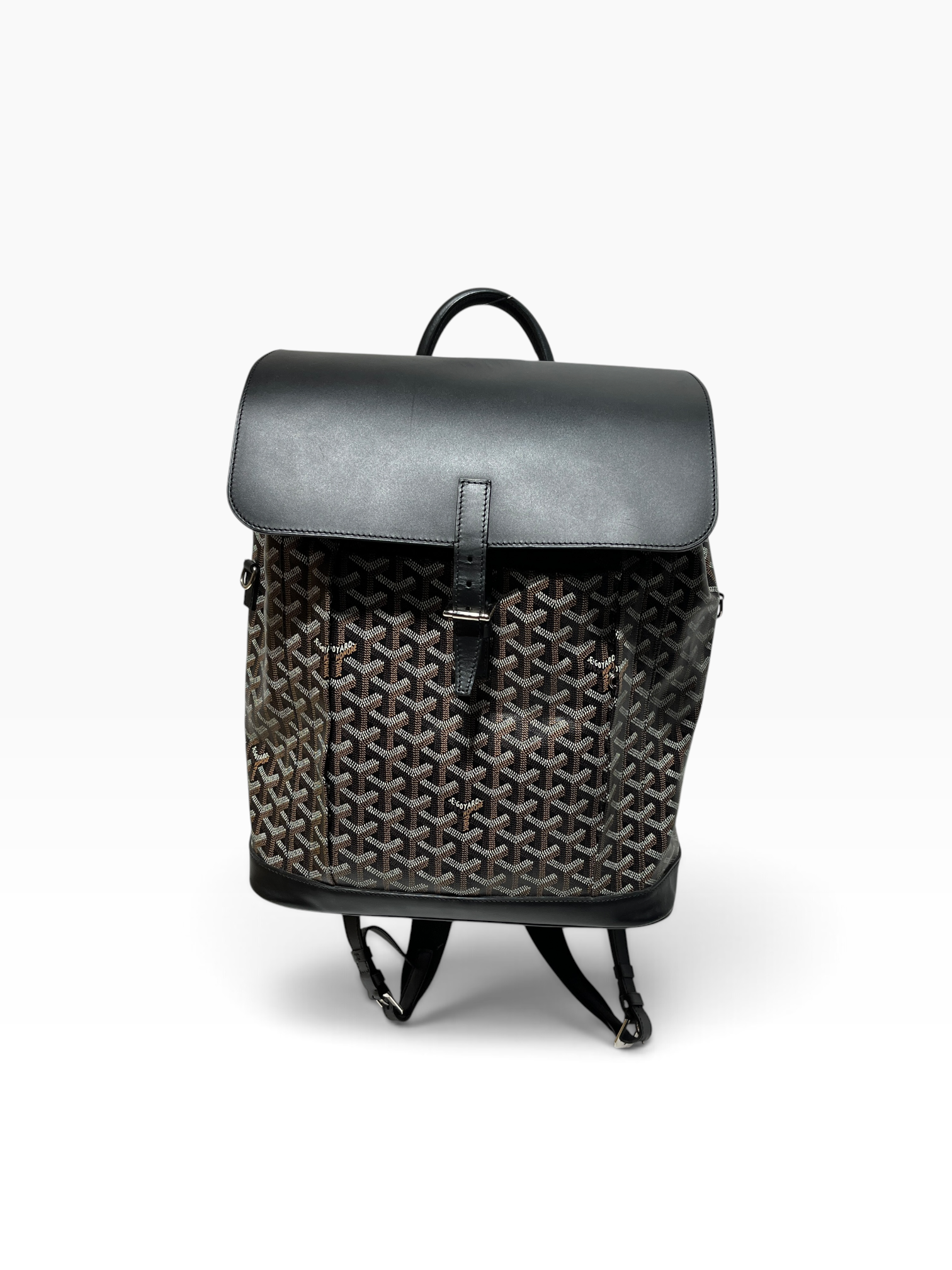 GOYARD/Backpack/Monogram/Leather/BLK/Calfskin Alpin Backpack view 1
