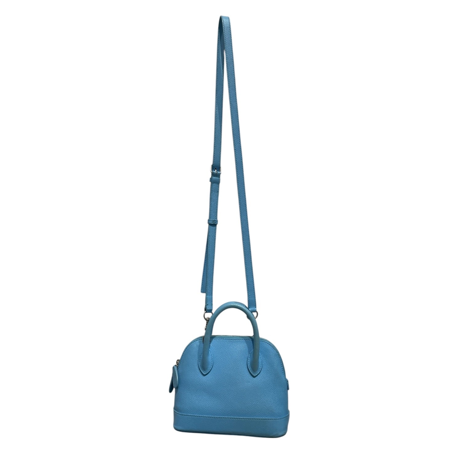BALENCIAGA/Cross Body Bag/Leather/BLU/Blue Ville Top Handle XXS Bag view 2
