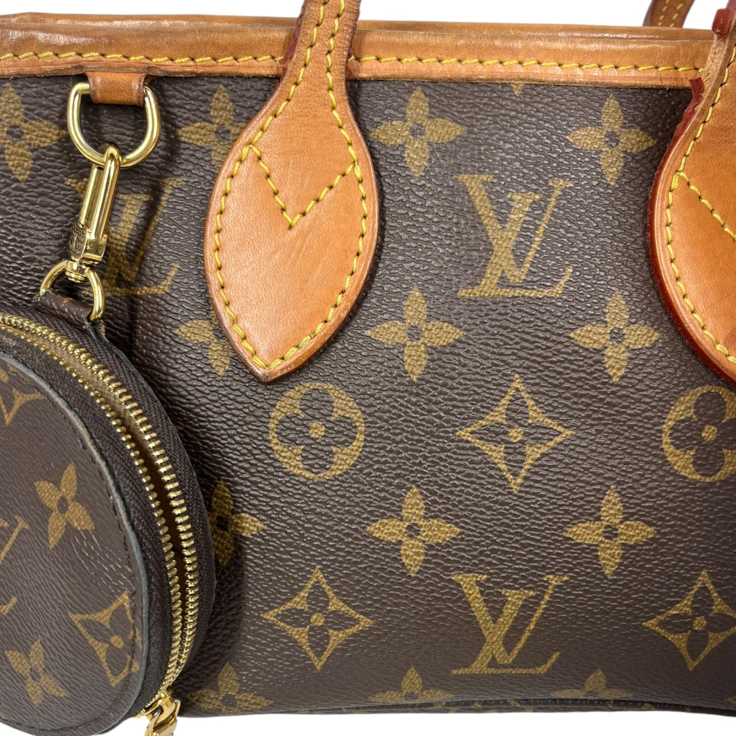 LOUIS VUITTON/Hand Bag/Monogram/Leather/BRW/NEVERFULL BB view 6