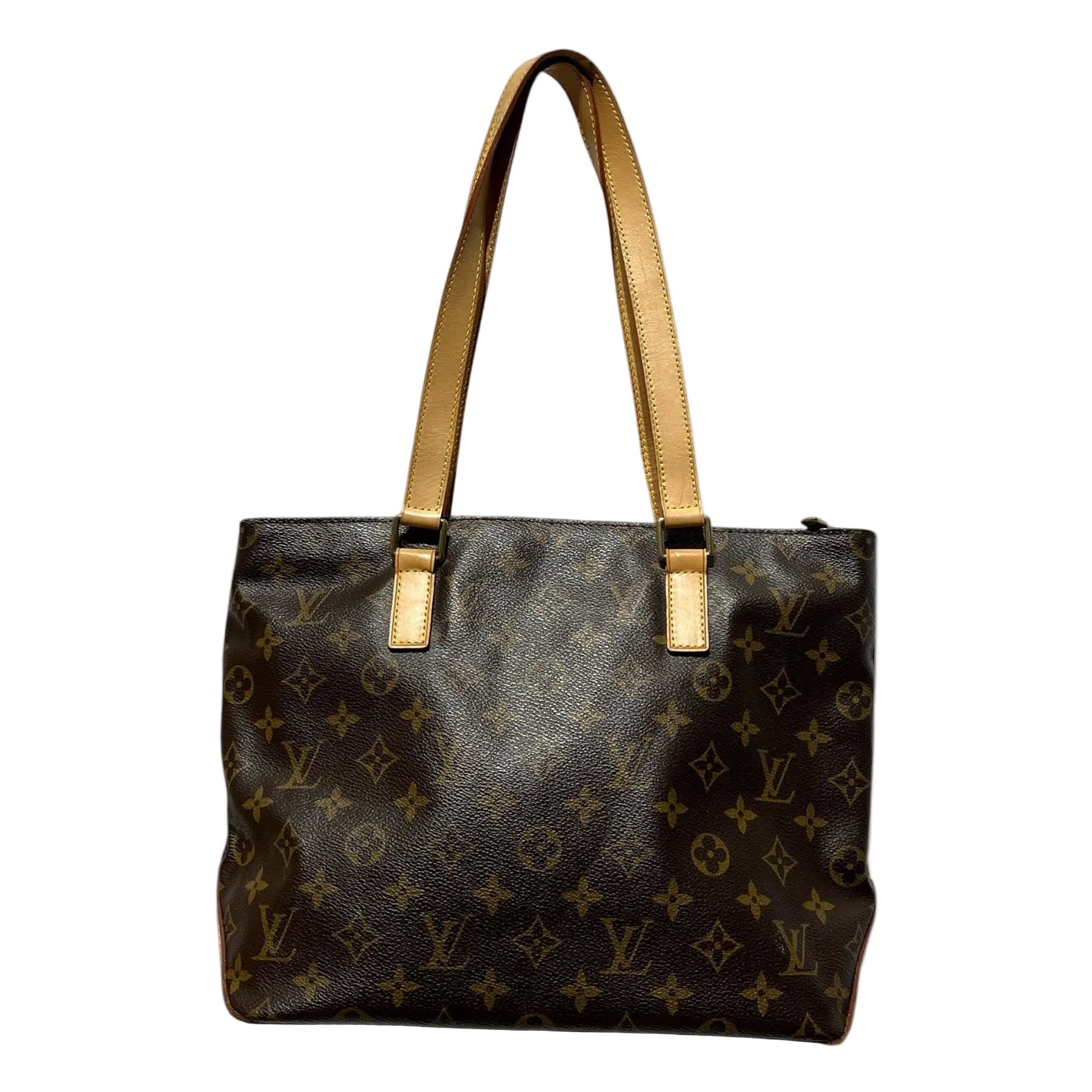 LOUIS VUITTON/Hand Bag/Graphic/Leather/BRW/LUCA BROWN TOTE SMALL view 1