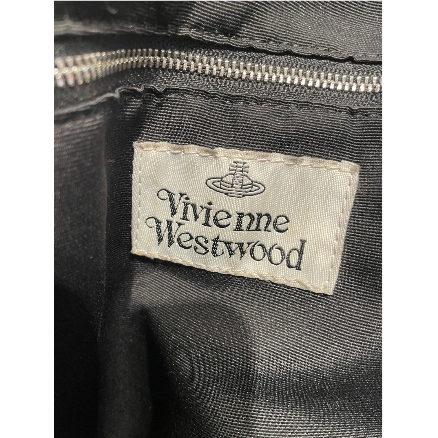 Vivienne Westwood/Tote Bag/Stripe/Cotton/WHT/ view 3